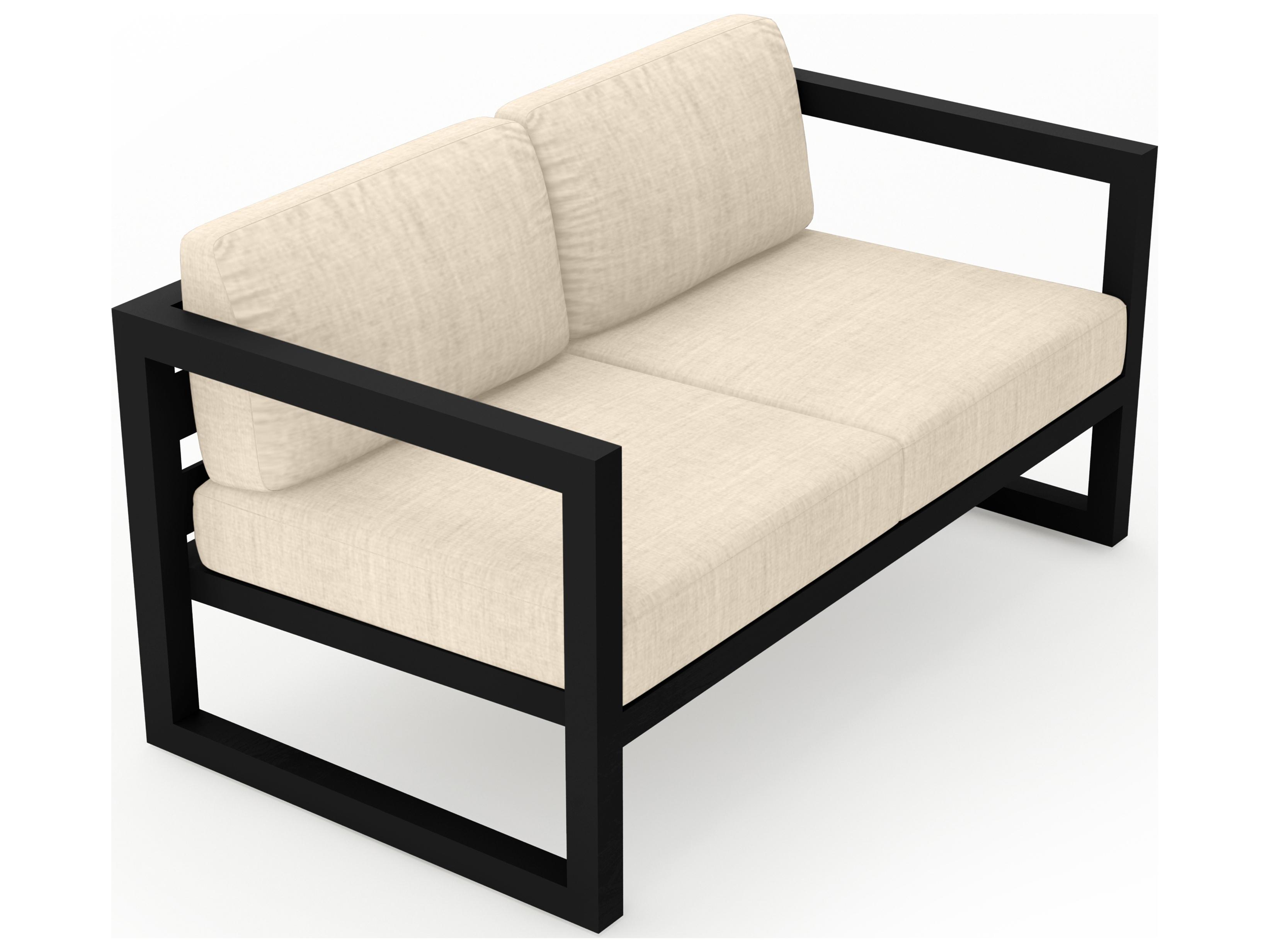 Harmonia Living Avion Aluminum Outdoor Patio Loveseat