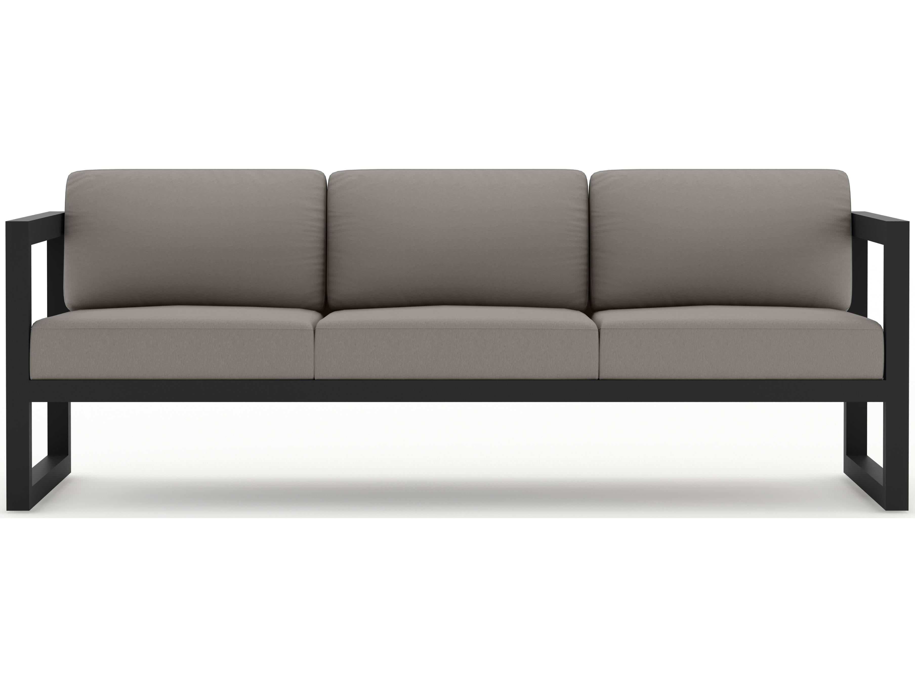 Harmonia Living Avion Aluminum Outdoor Patio Sofa