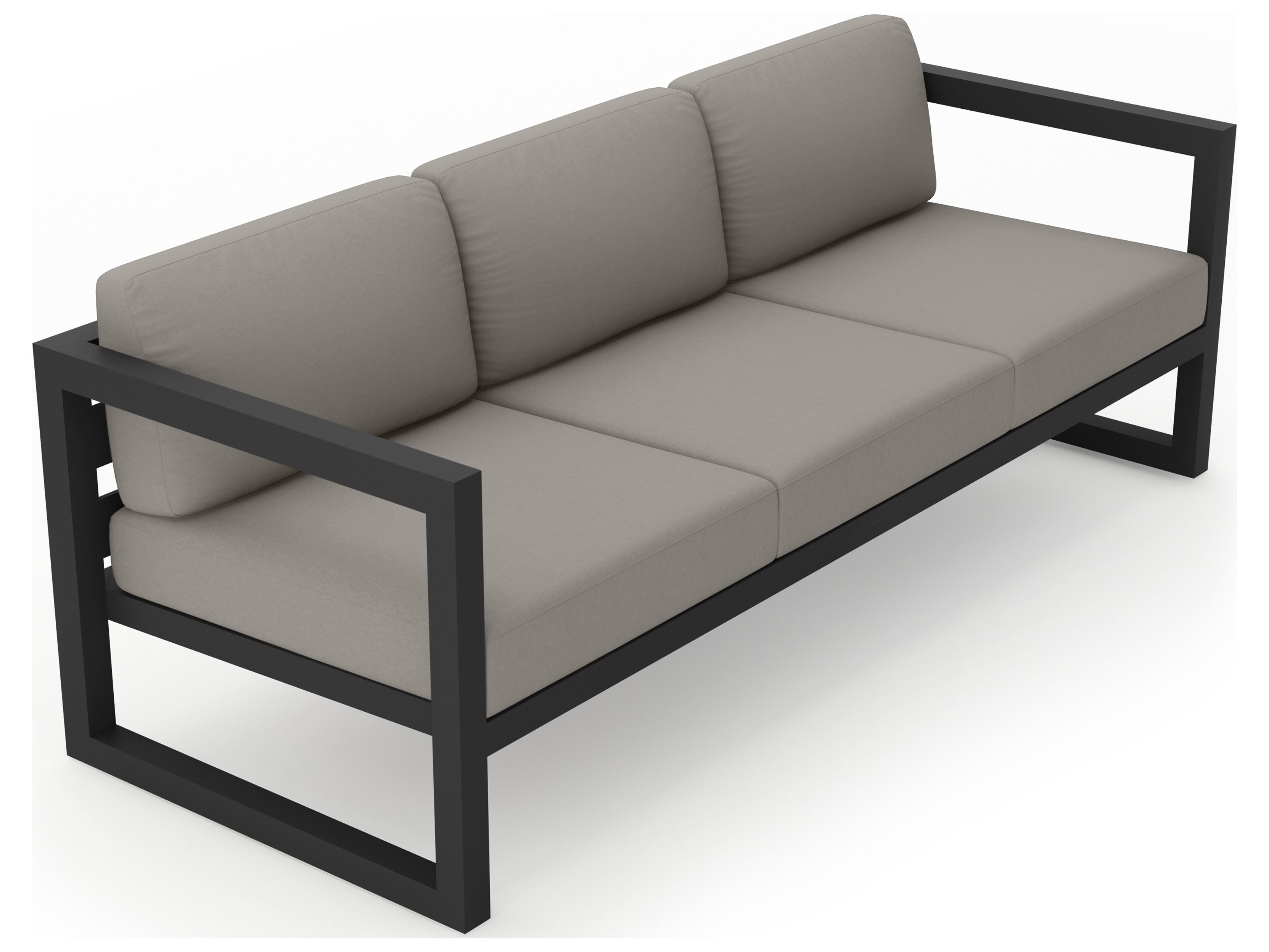 Harmonia Living Avion Aluminum Outdoor Patio Sofa