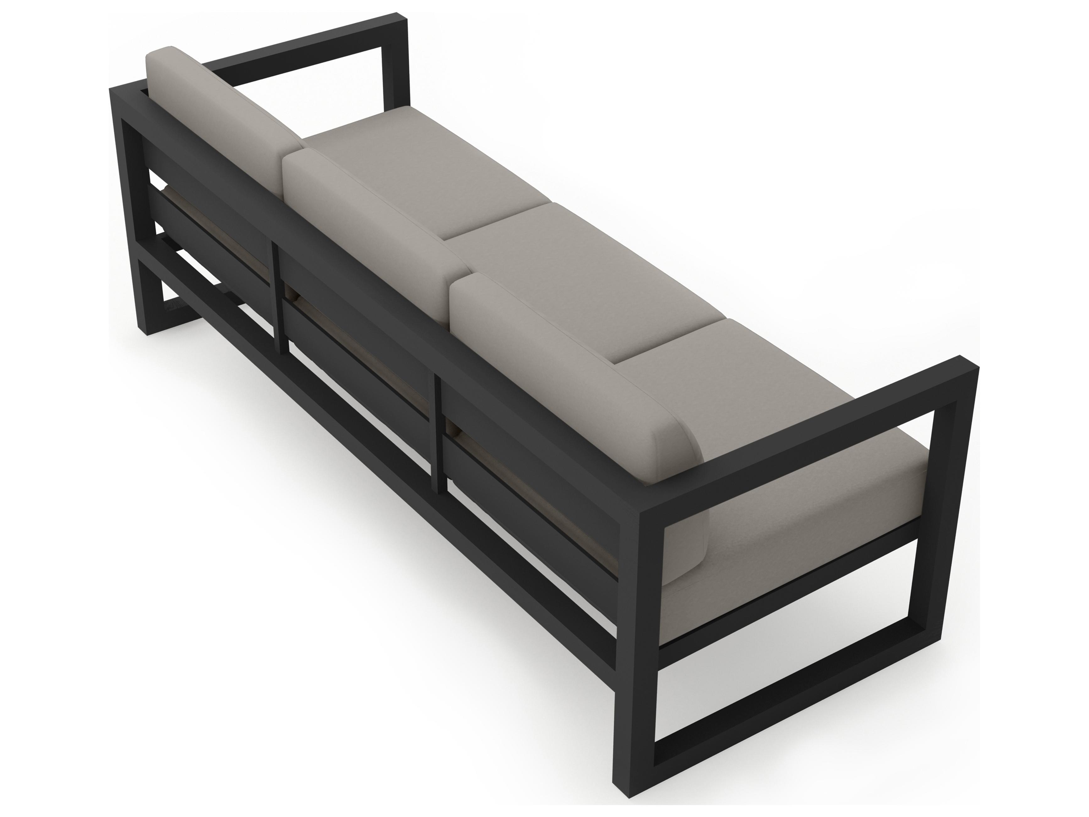 Harmonia Living Avion Aluminum Outdoor Patio Sofa