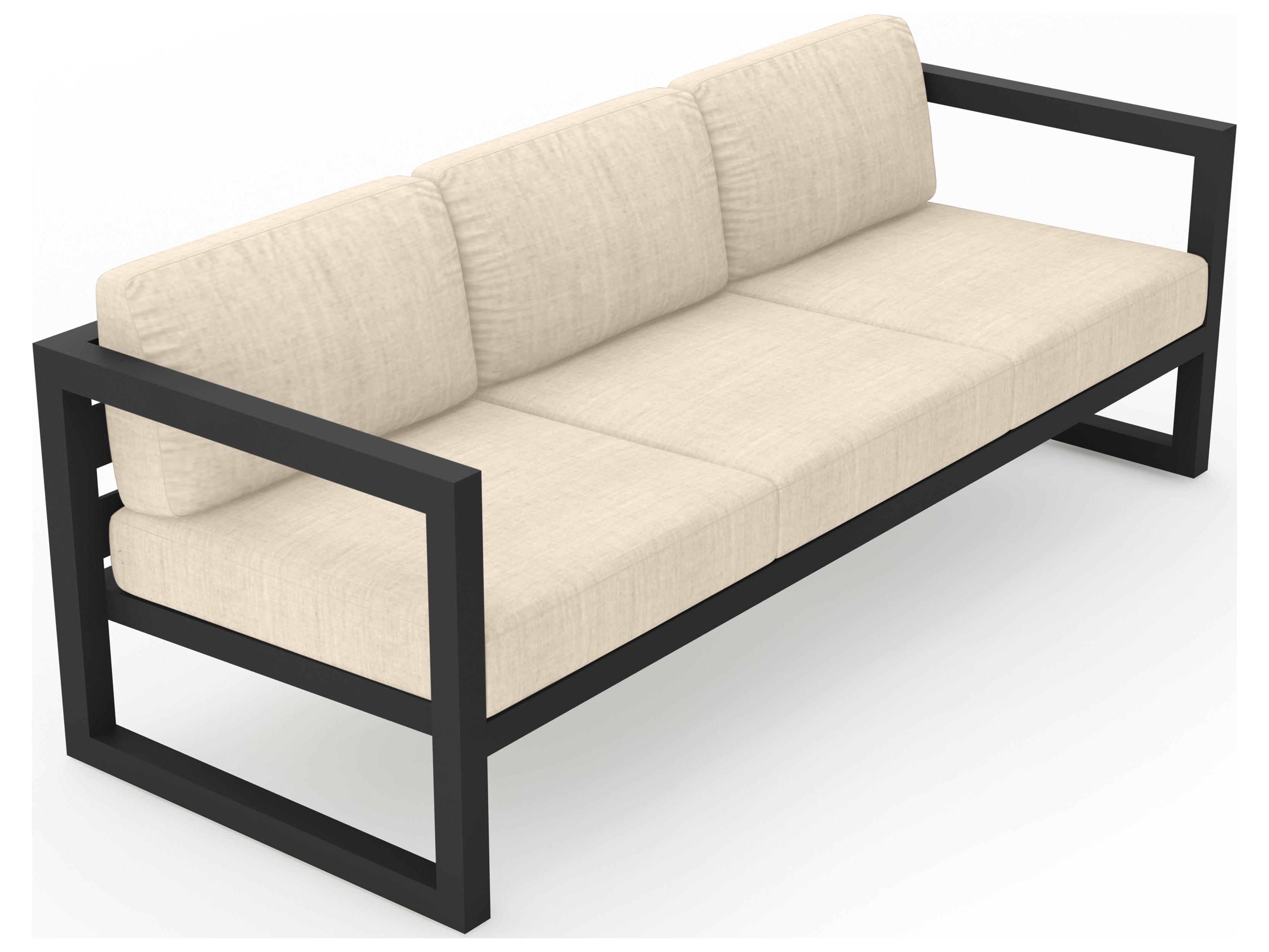 Harmonia Living Avion Aluminum Outdoor Patio Sofa