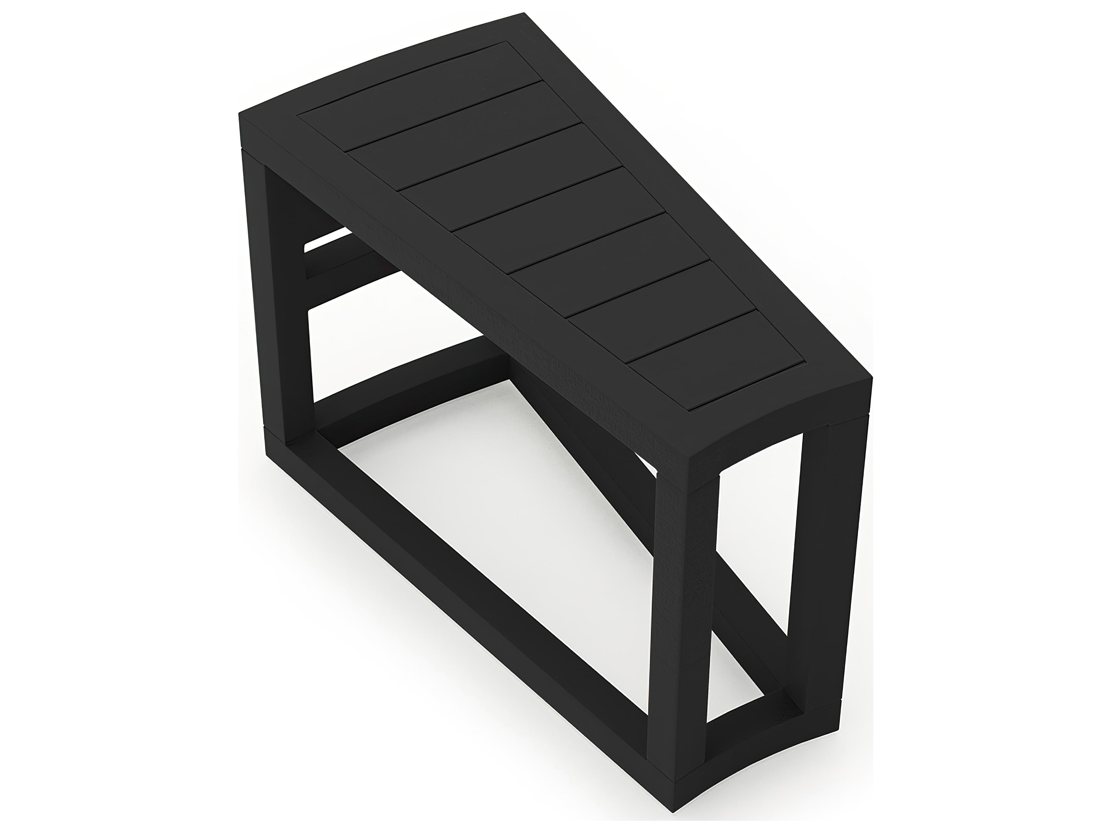 Harmonia Living Avion Aluminum Rectangular Wedge End table