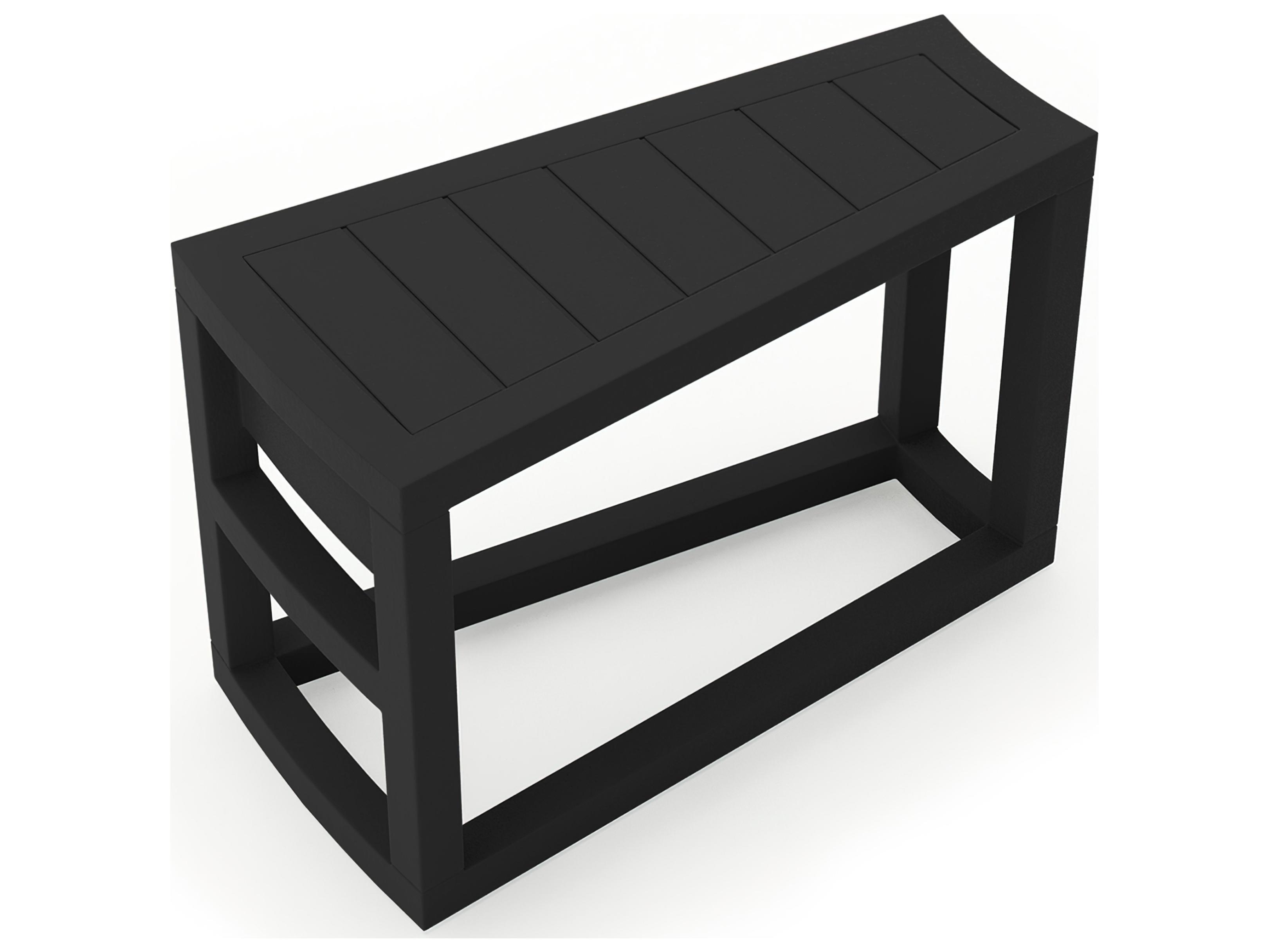 Harmonia Living Avion Aluminum Rectangular Wedge End table