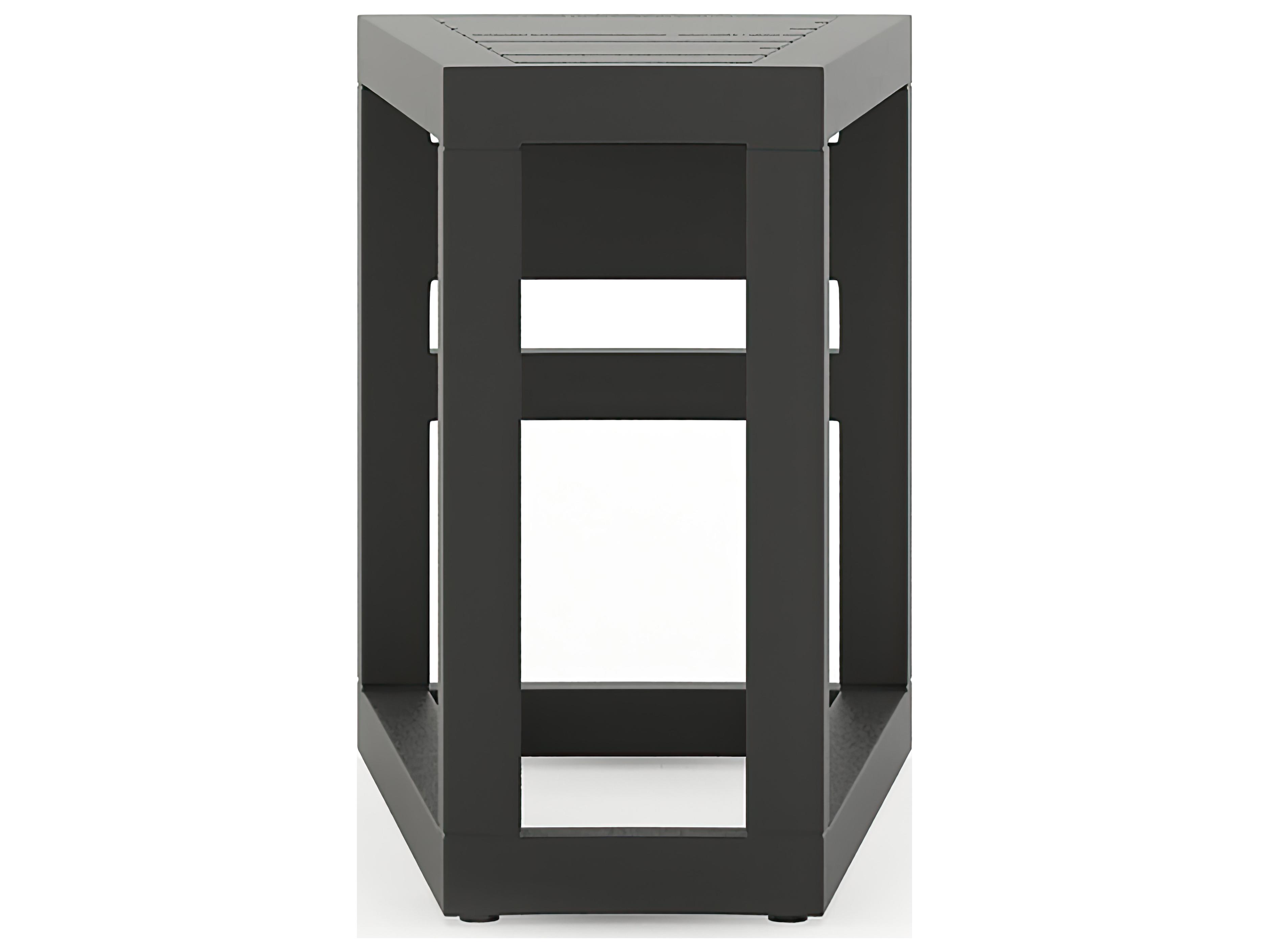 Harmonia Living Avion Aluminum Rectangular Wedge End table
