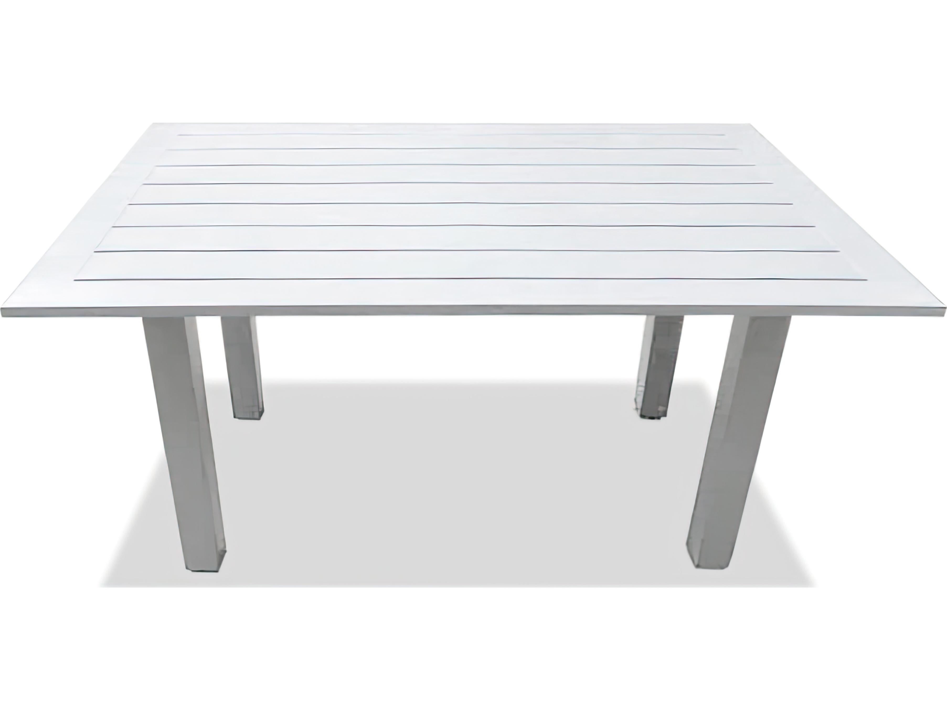 Harmonia Living Classic Aluminum Rectangular Chat table