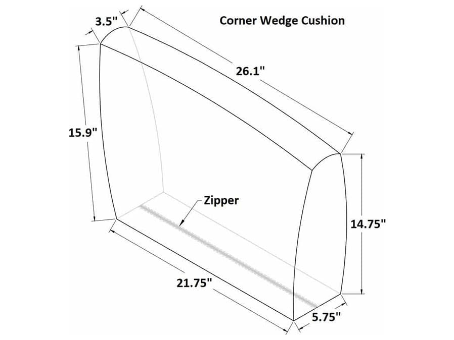 Harmonia Living Wedge Cushion
