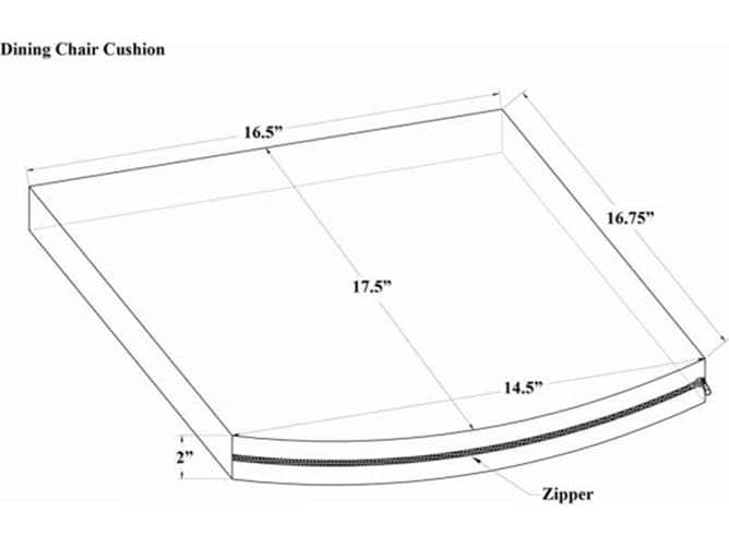 Harmonia Living District & Urbana Dining Chair Cushion