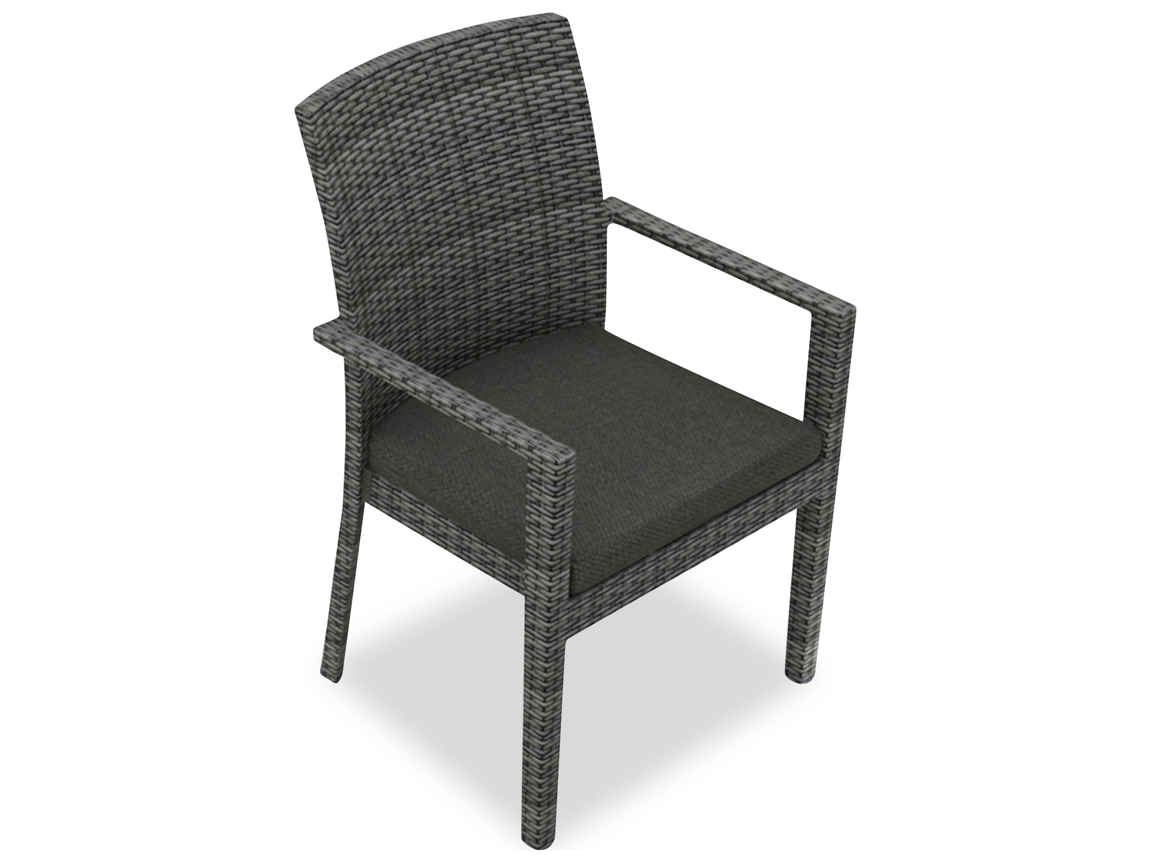 Harmonia Living District HDPE Wicker Textured Slate 18 Piece Eclipse Patio Lounge Set