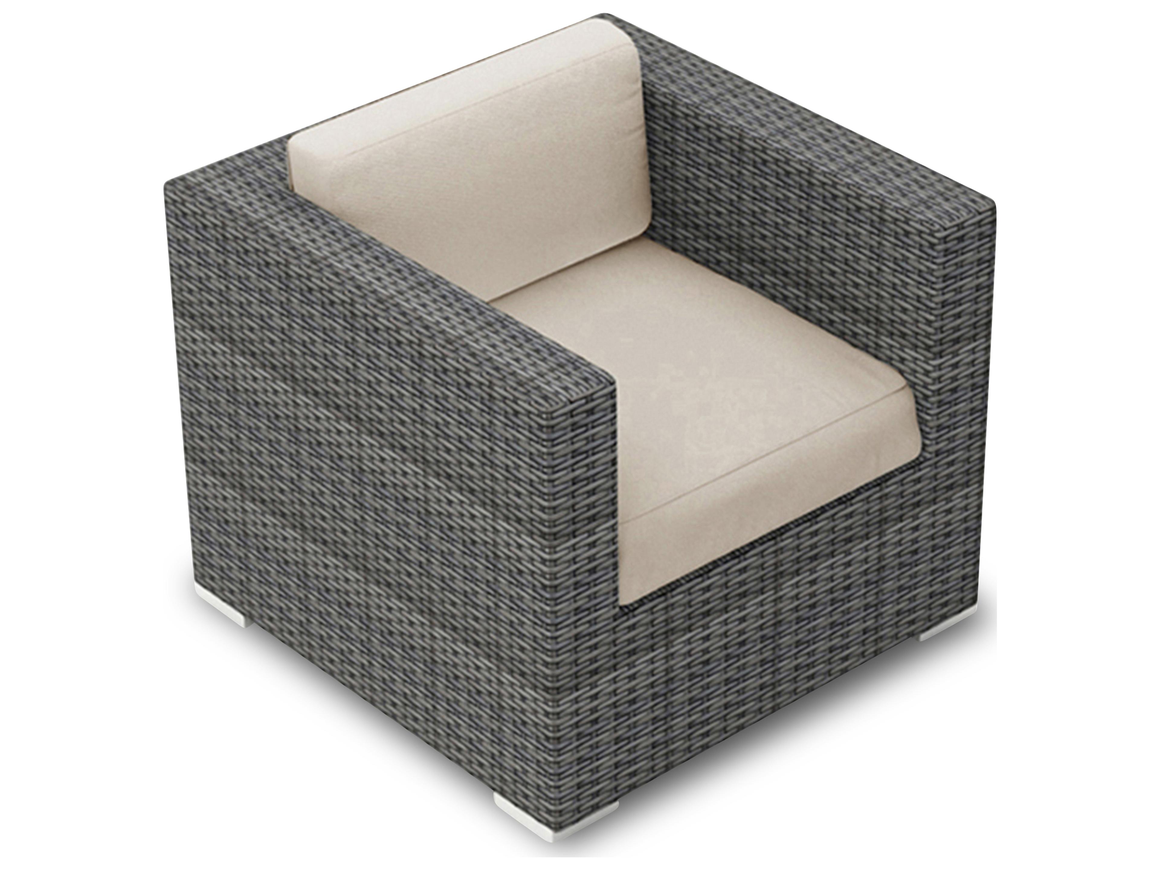 Harmonia Living District Wicker Patio Lounge Chair