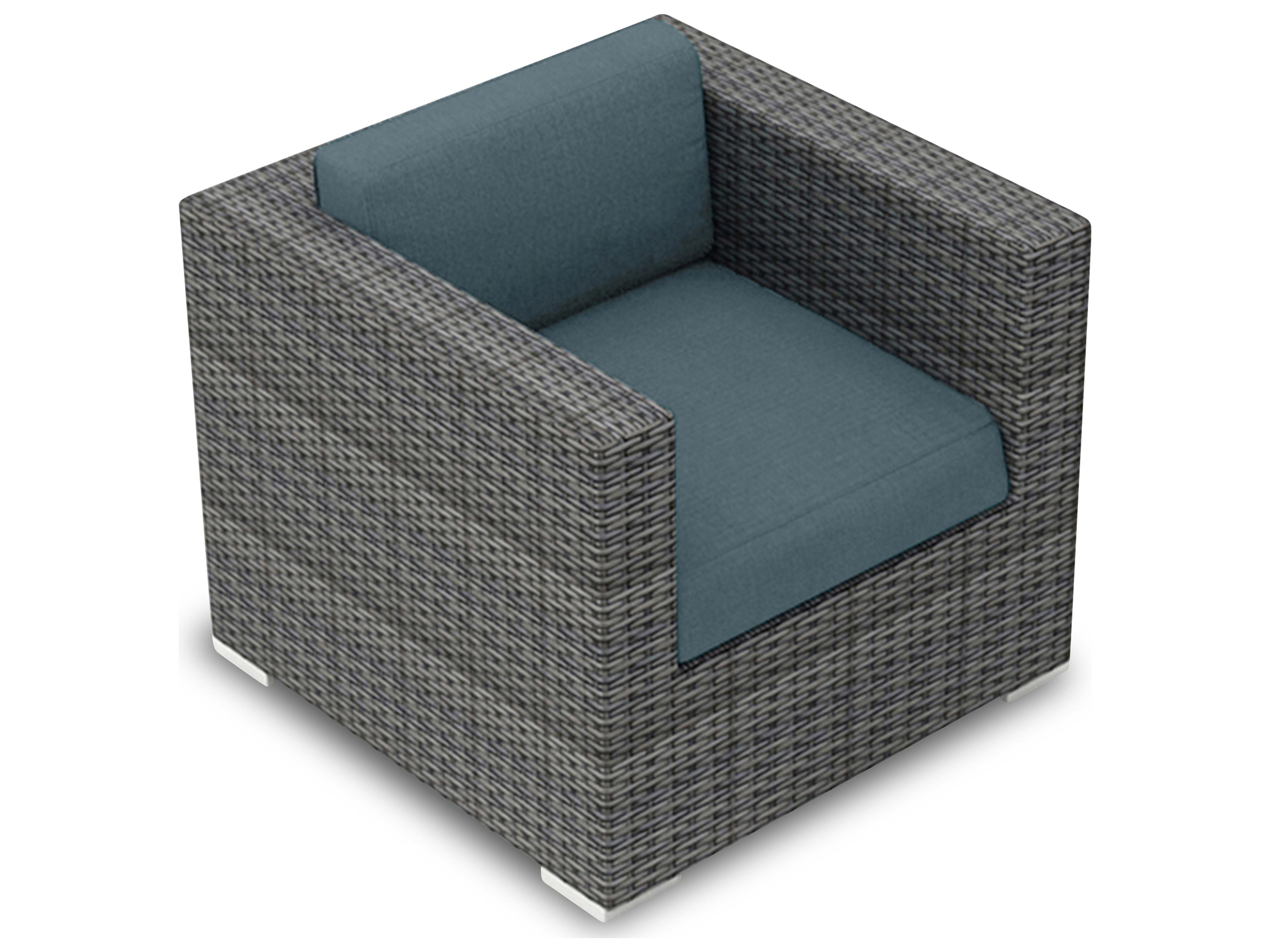 Harmonia Living District Wicker Patio Lounge Chair