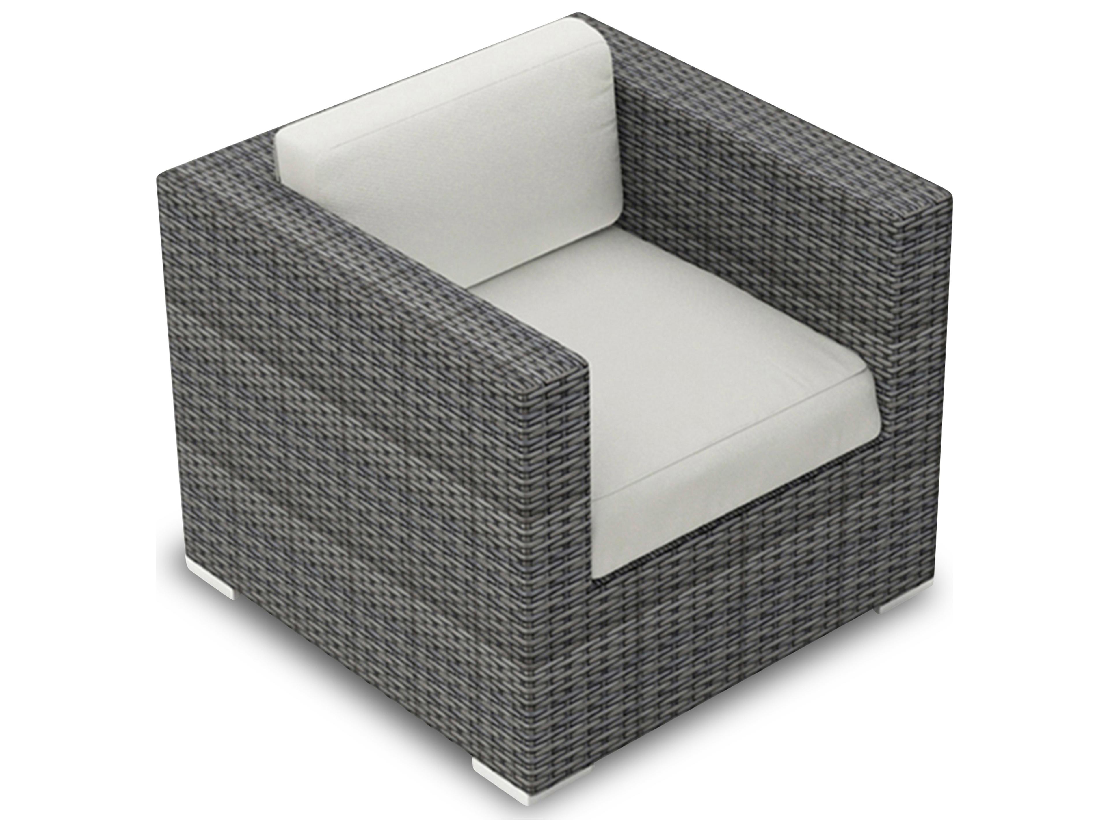 Harmonia Living District Wicker Patio Lounge Chair