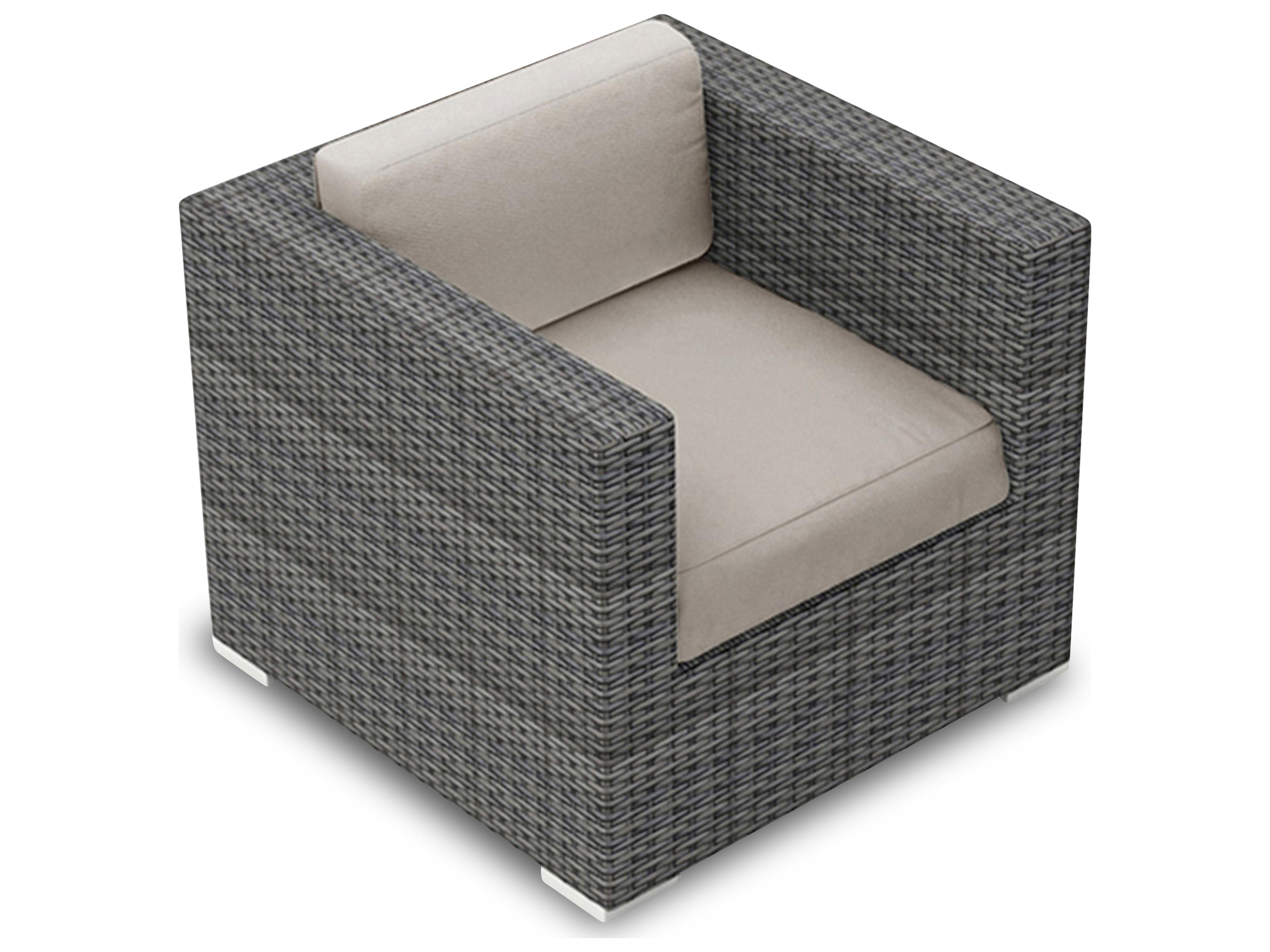 Harmonia Living District Wicker Patio Lounge Chair