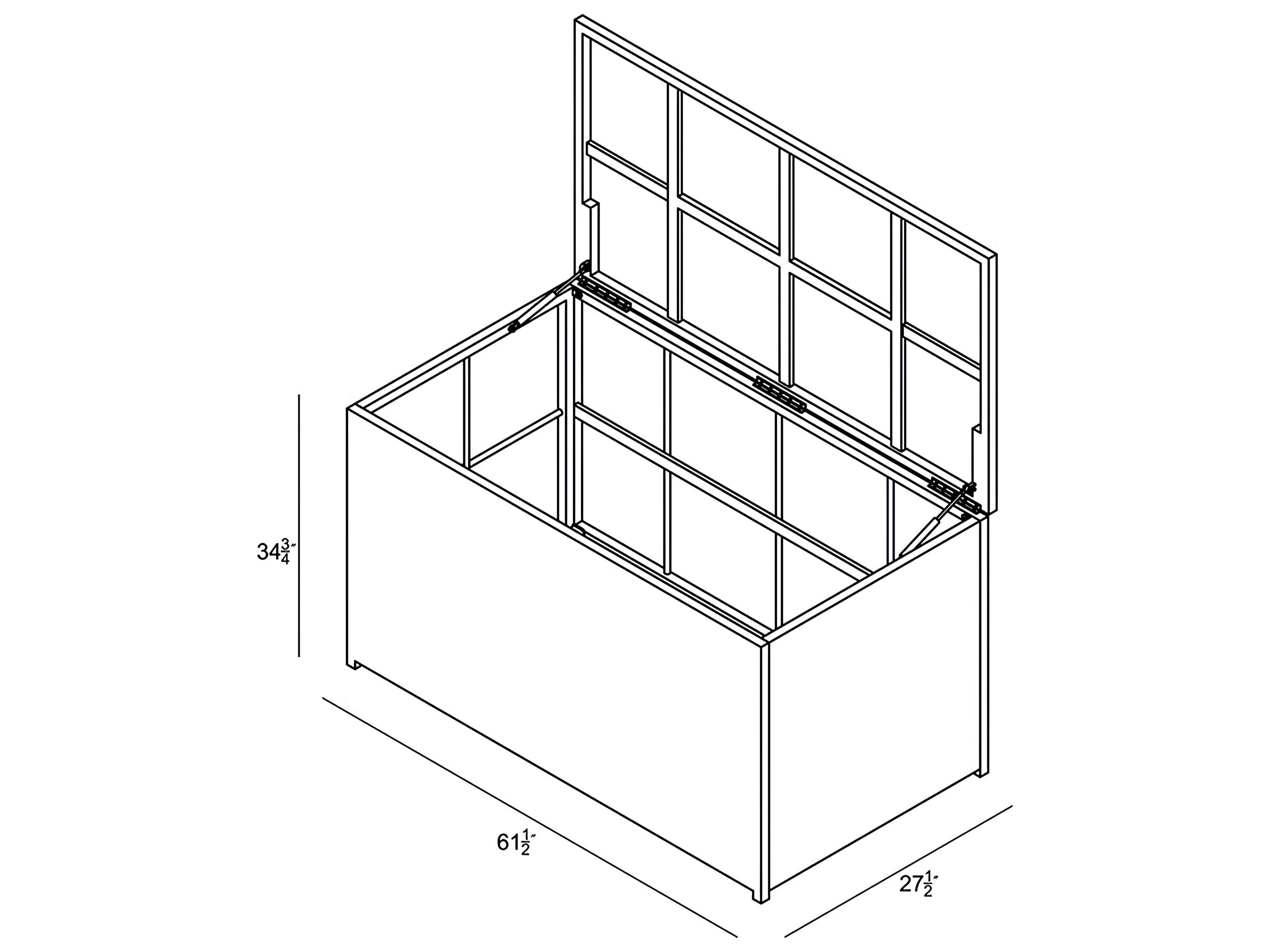Harmonia Living District Wicker Cushion Storage Box