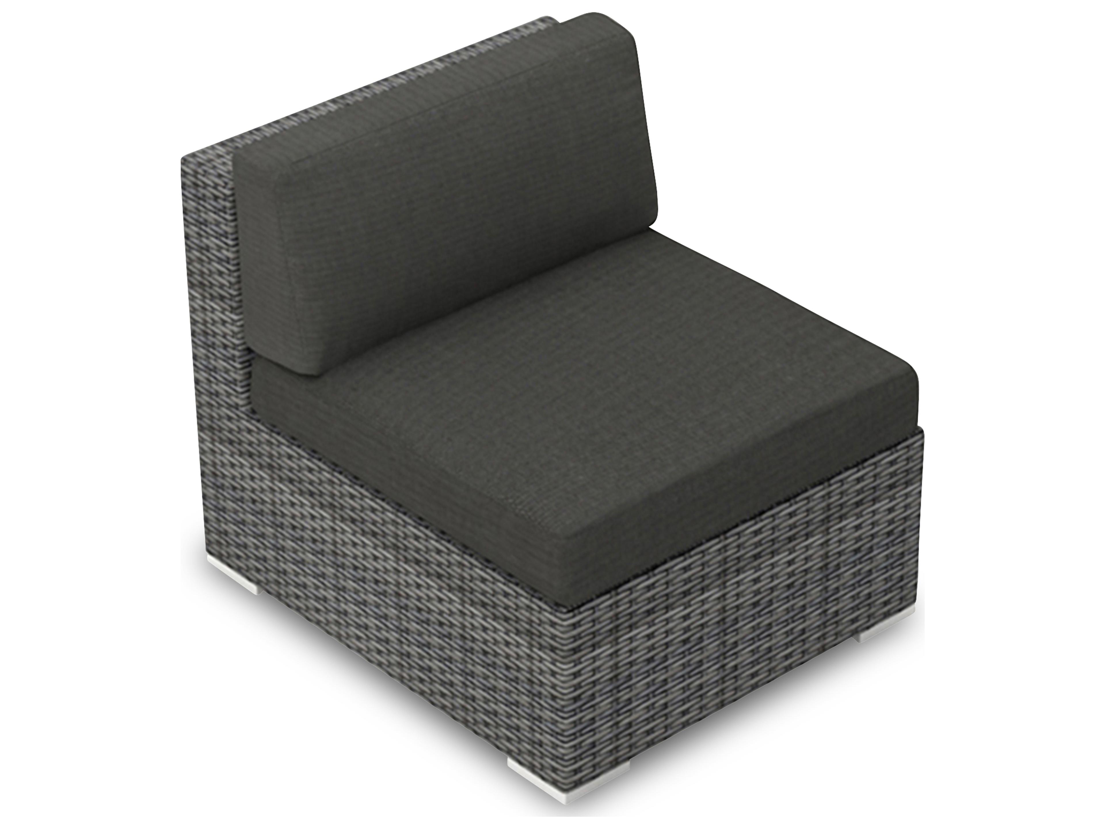 Harmonia Living District Wicker Modular Patio Lounge Chair