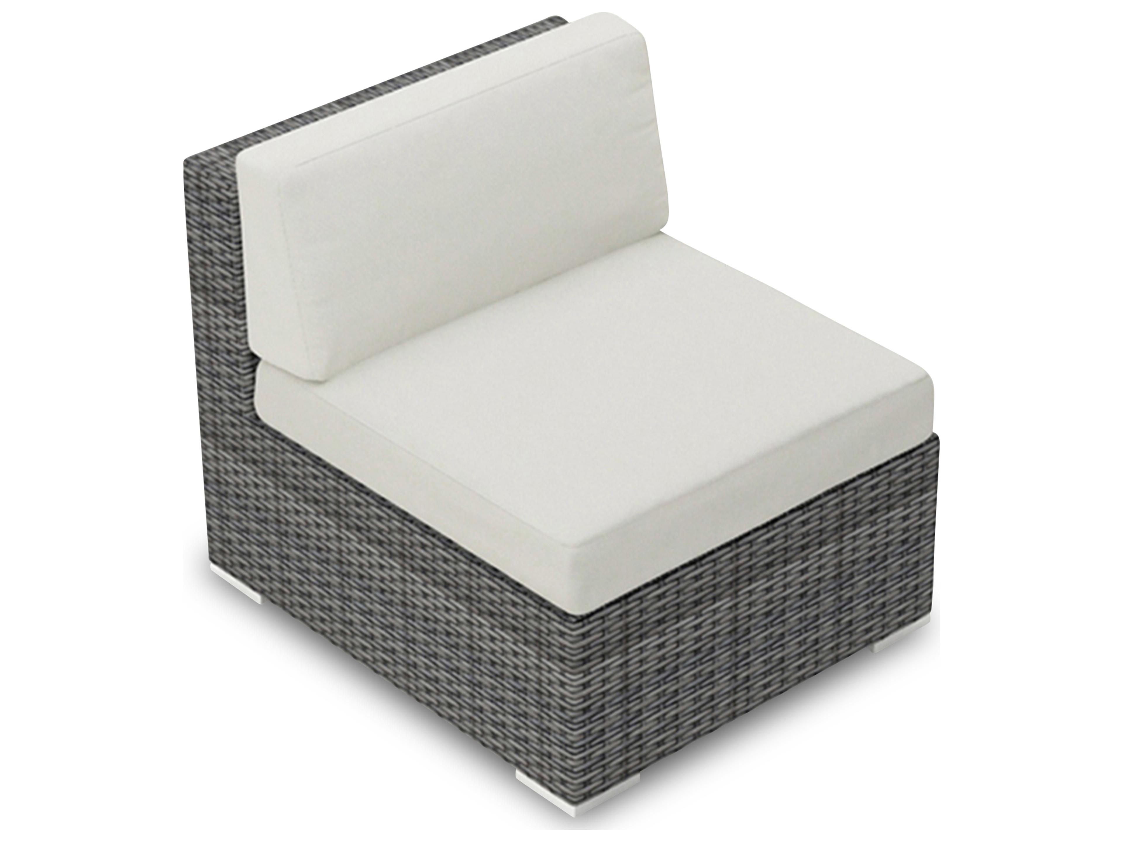 Harmonia Living District Wicker Modular Patio Lounge Chair