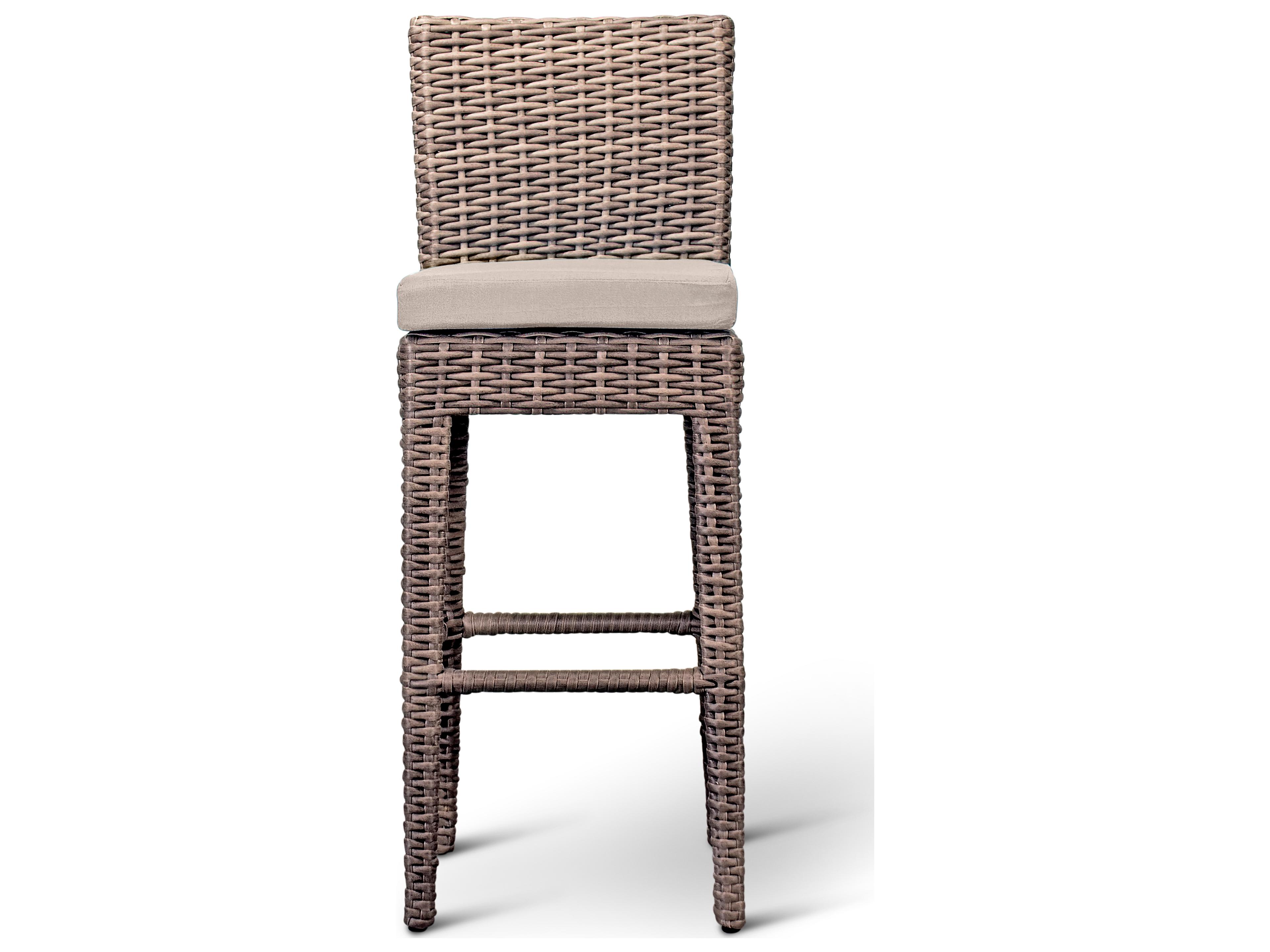 Harmonia Living Viento Wicker Outdoor Bar Chair