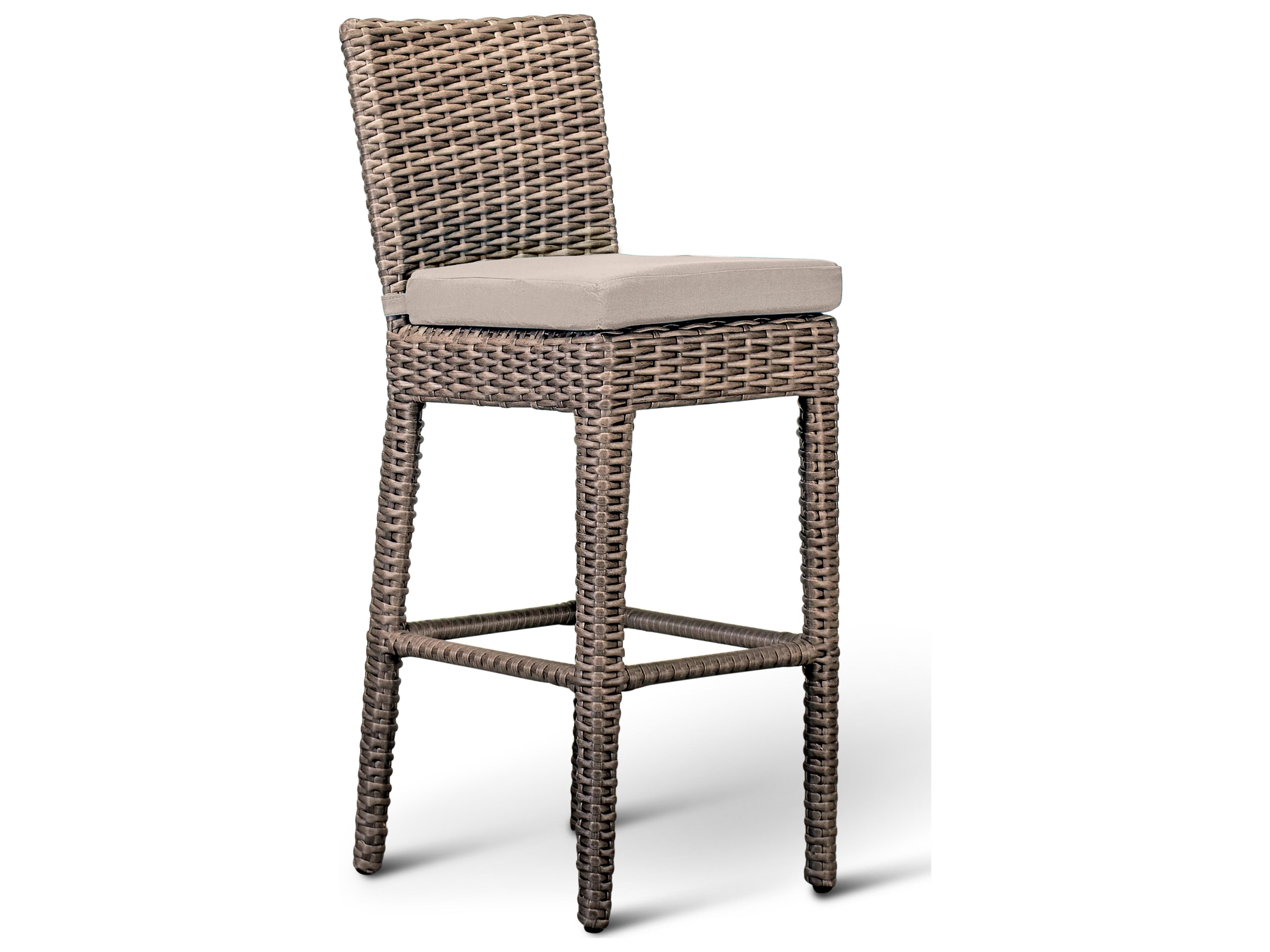 Harmonia Living Viento Wicker Outdoor Bar Chair