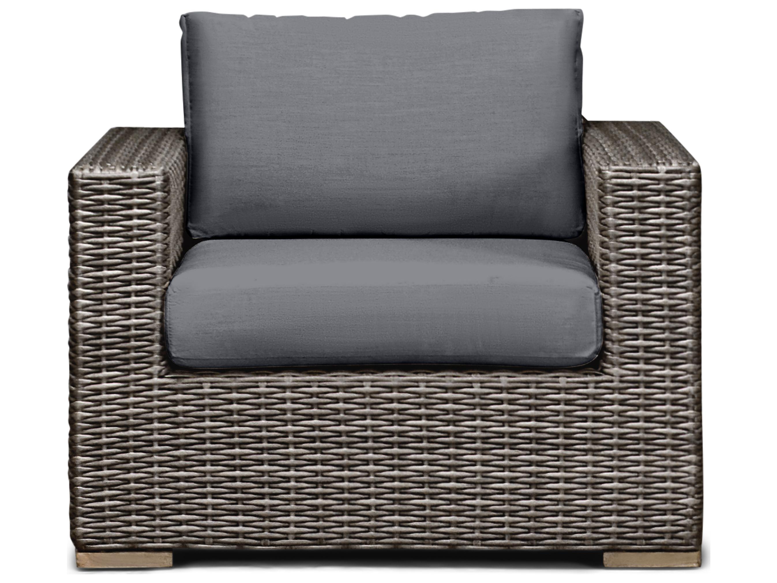Harmonia Living Viento Wicker Patio Lounge Chair
