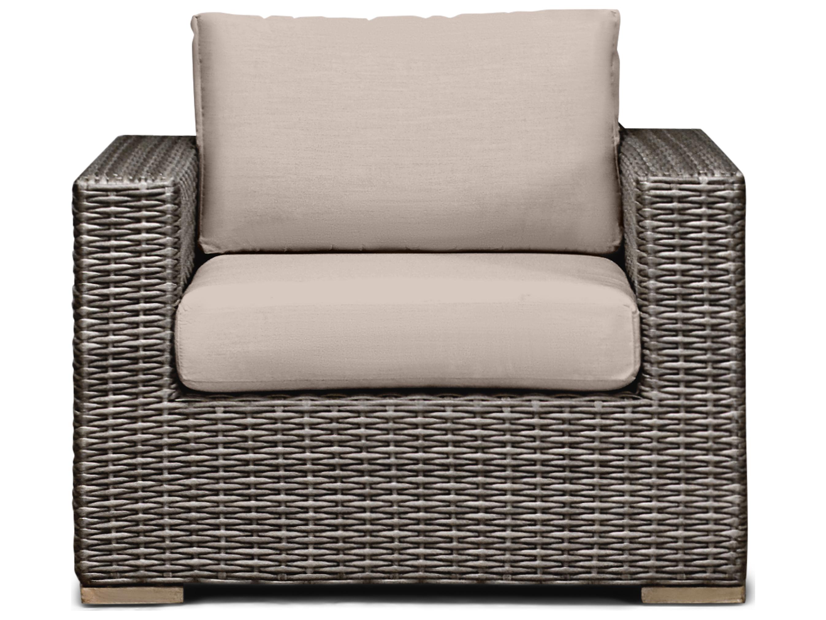 Harmonia Living Viento Wicker Patio Lounge Chair