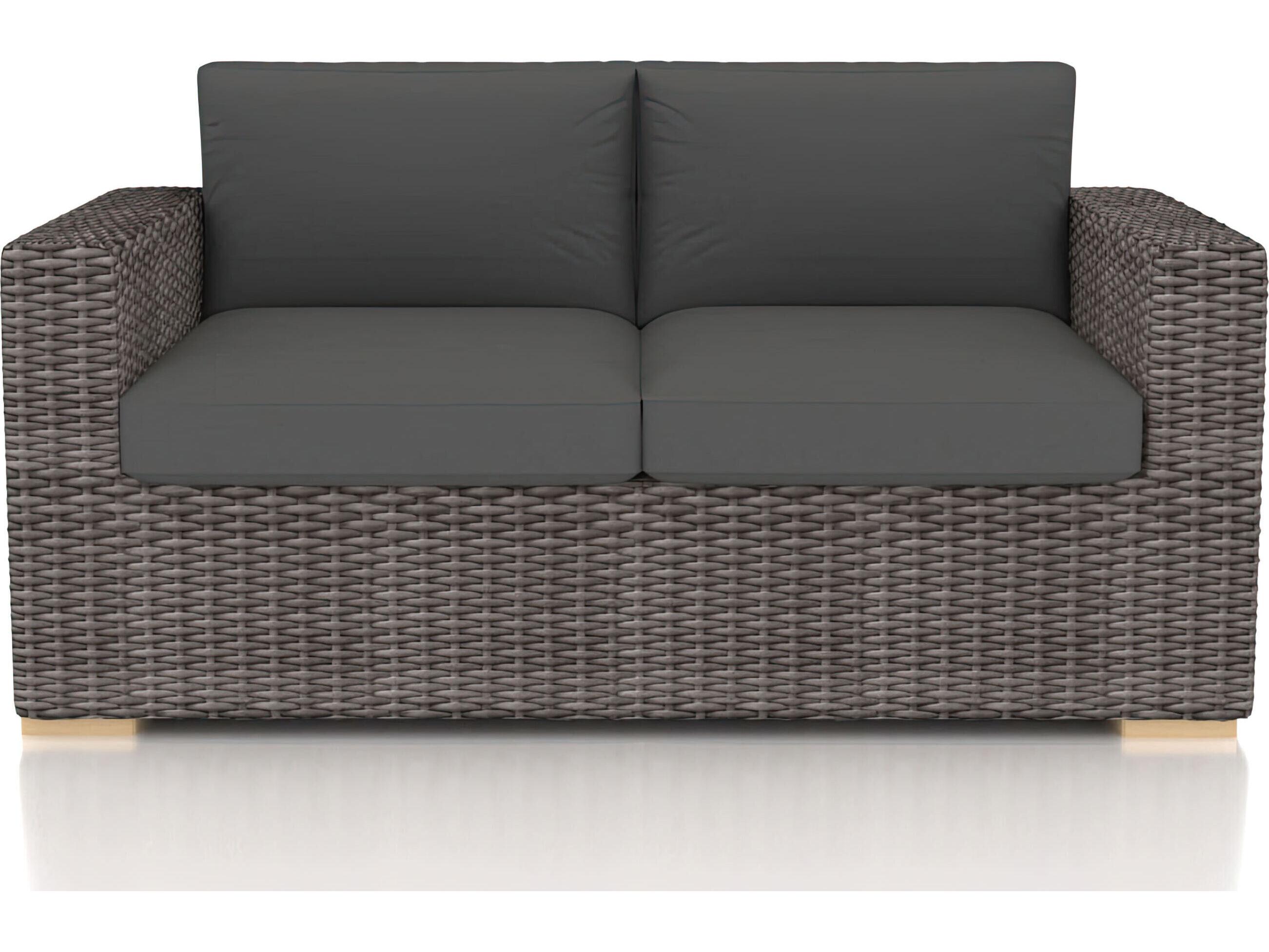 Harmonia Living Viento Wicker Patio Loveseat