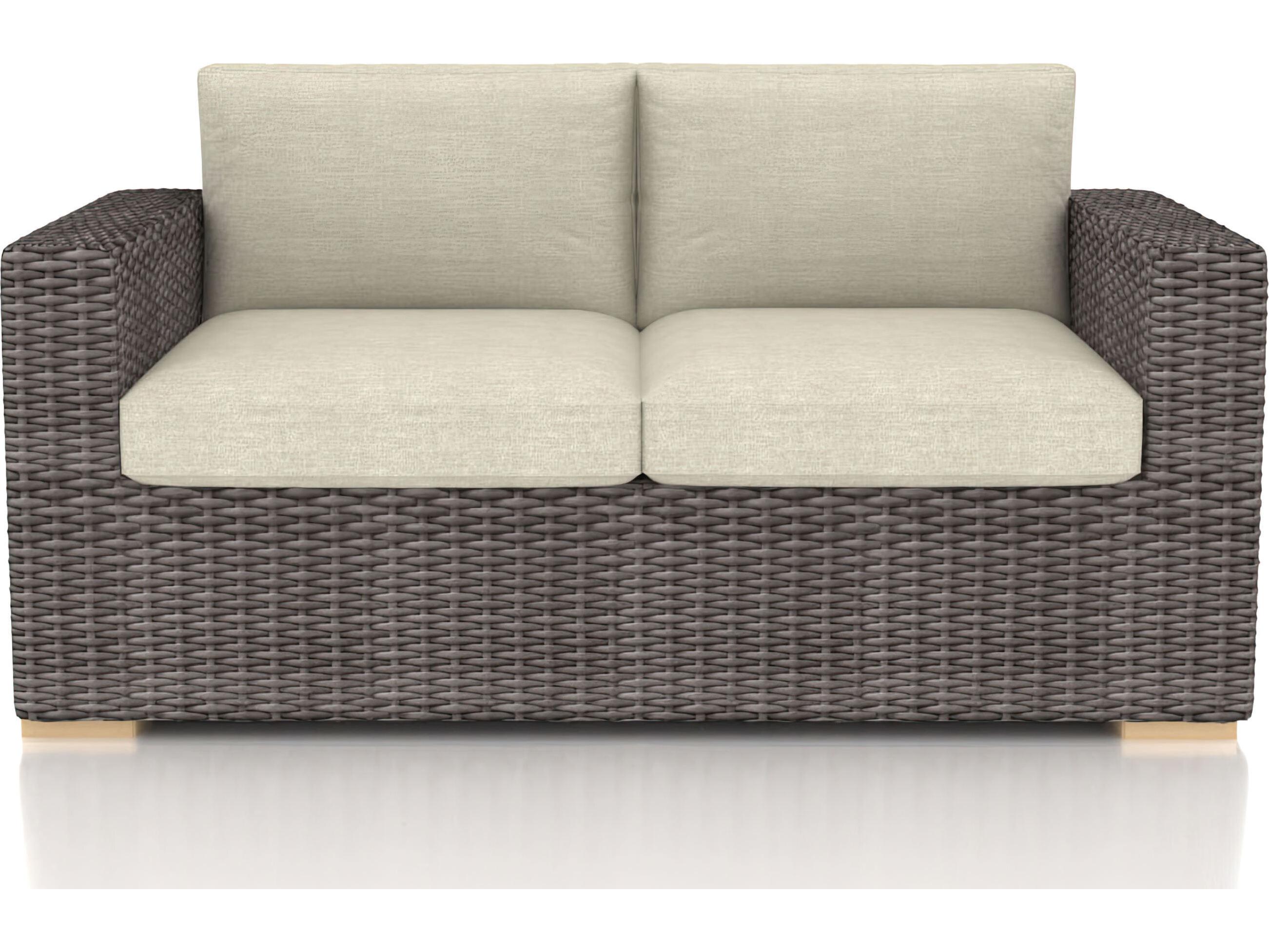 Harmonia Living Viento Wicker Patio Loveseat