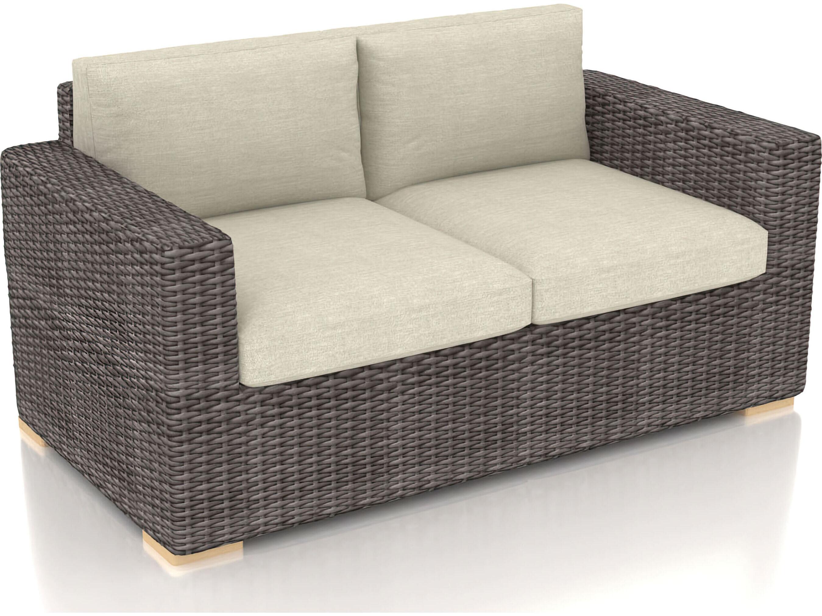 Harmonia Living Viento Wicker Patio Loveseat