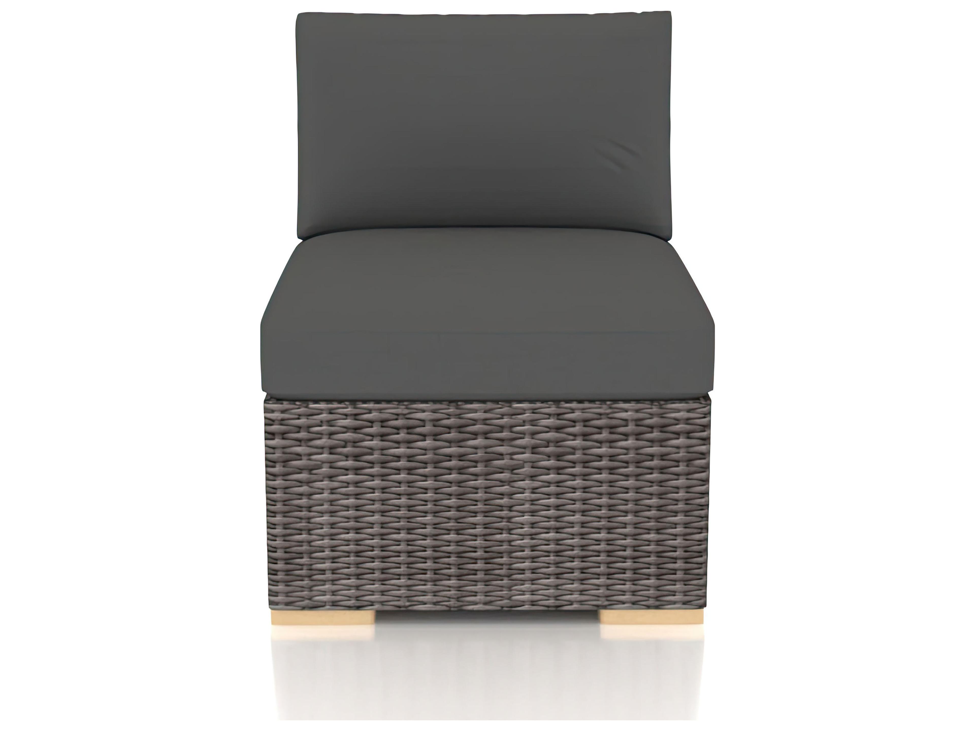 Harmonia Living Viento Wicker Modular Patio Lounge Chair