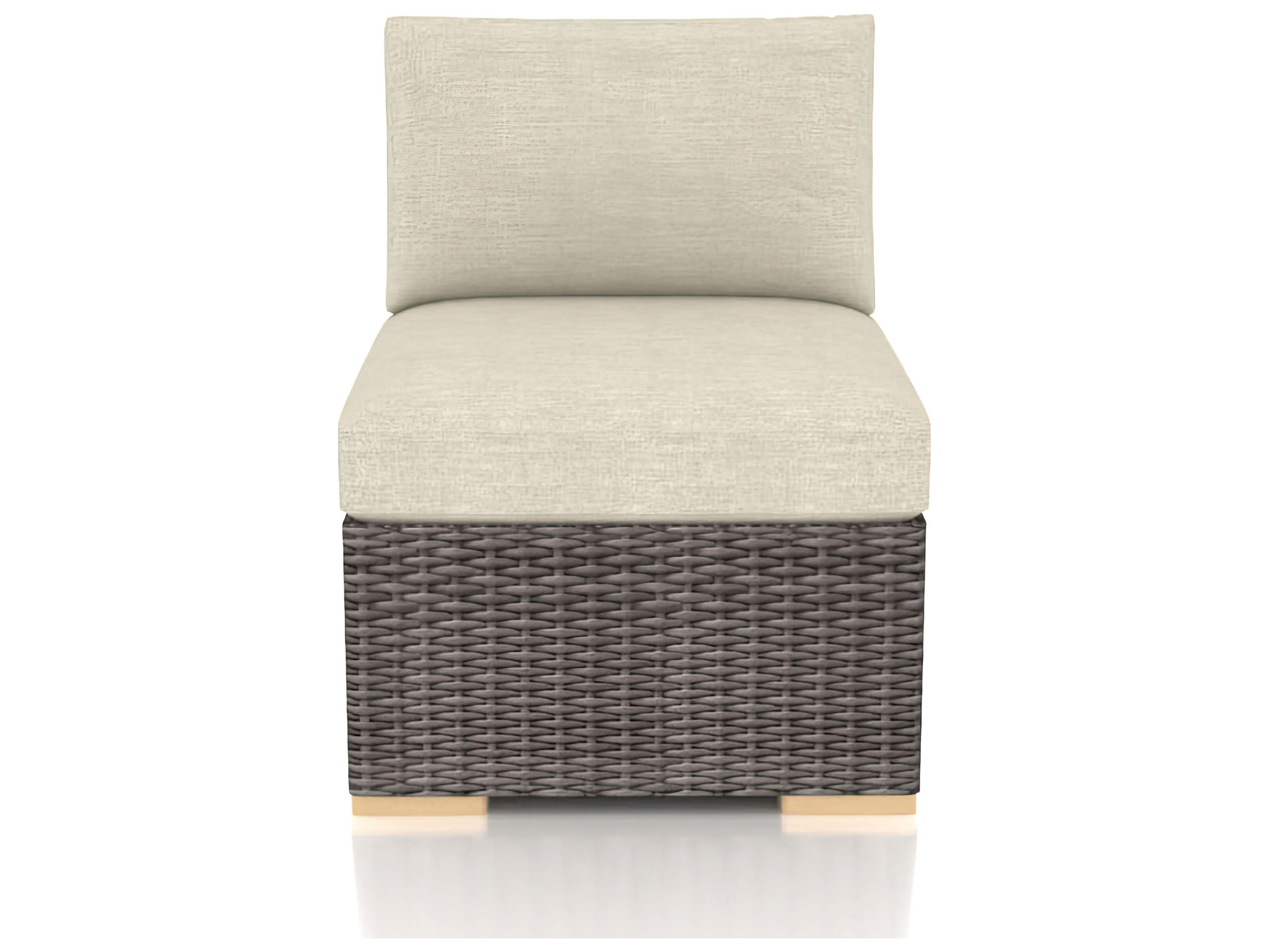 Harmonia Living Viento Wicker Modular Patio Lounge Chair