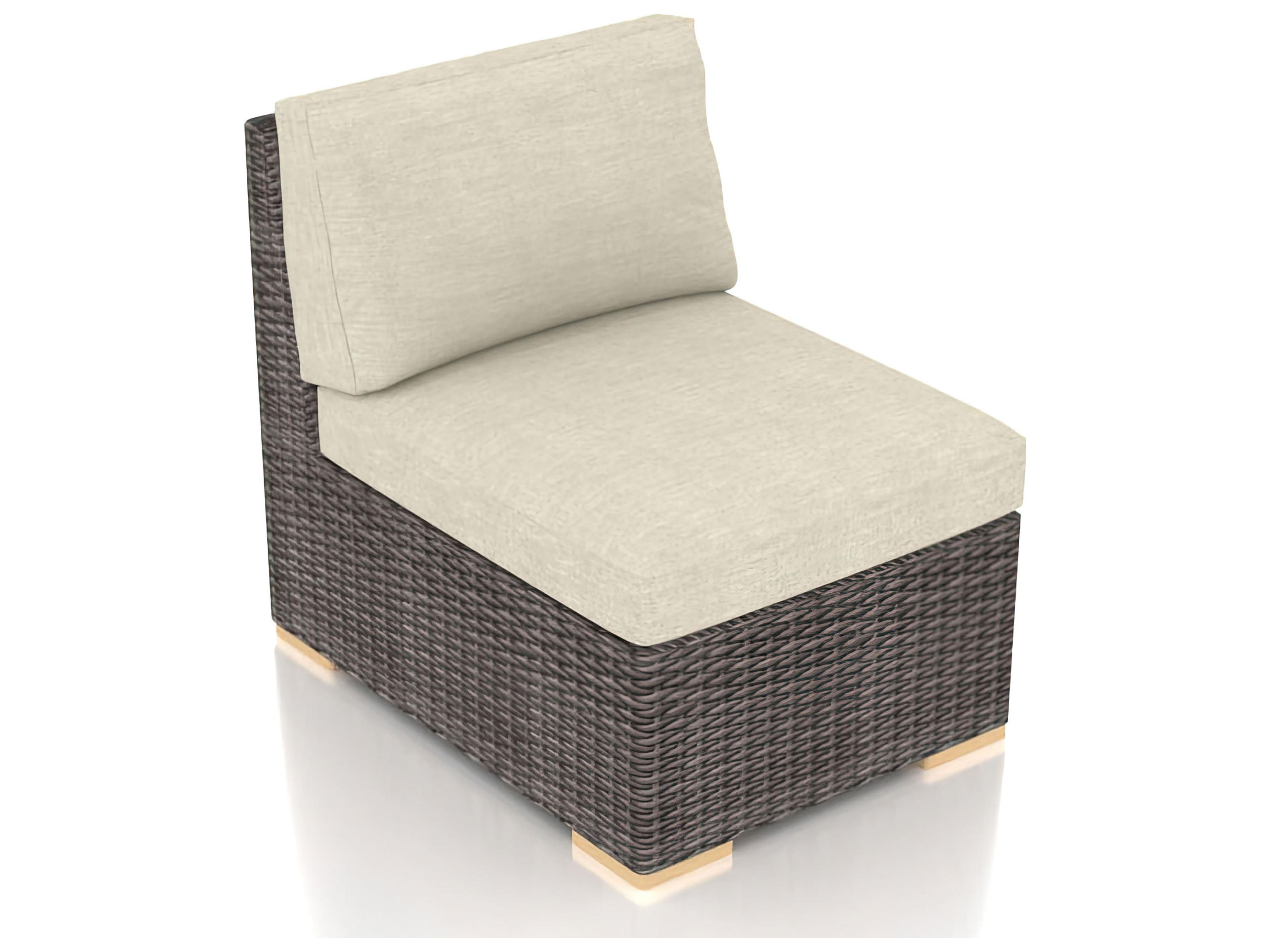 Harmonia Living Viento Wicker Modular Patio Lounge Chair