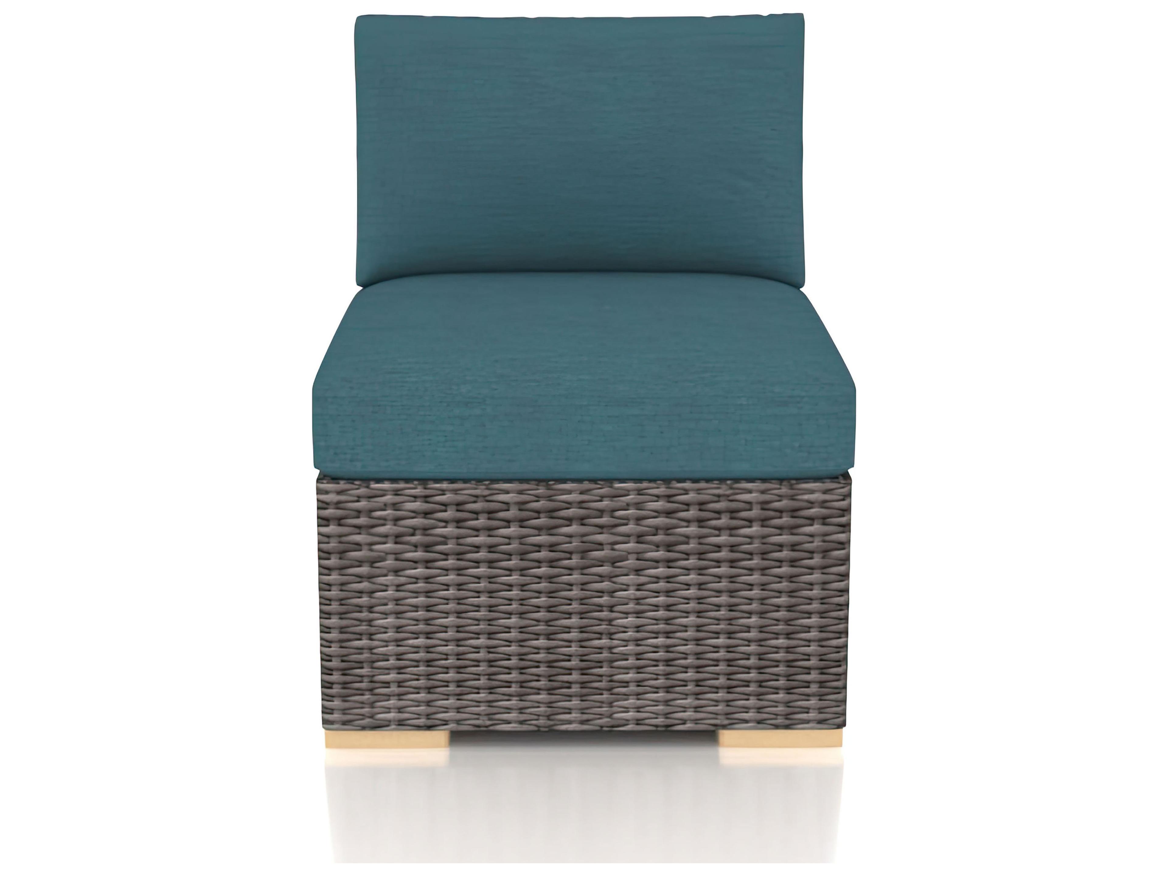 Harmonia Living Viento Wicker Modular Patio Lounge Chair