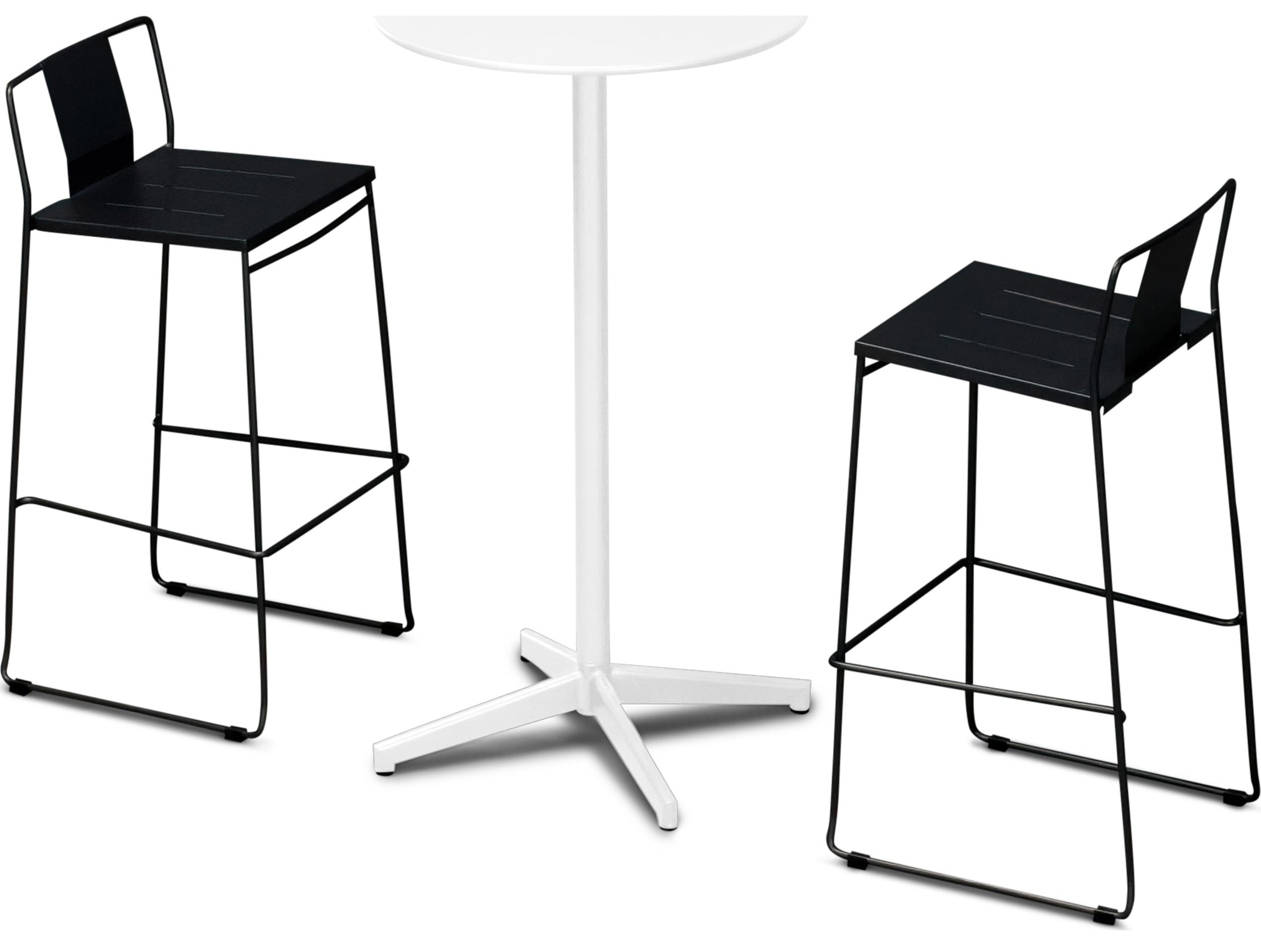 Harmonia Living Frank Steel 3 Piece Bar Set