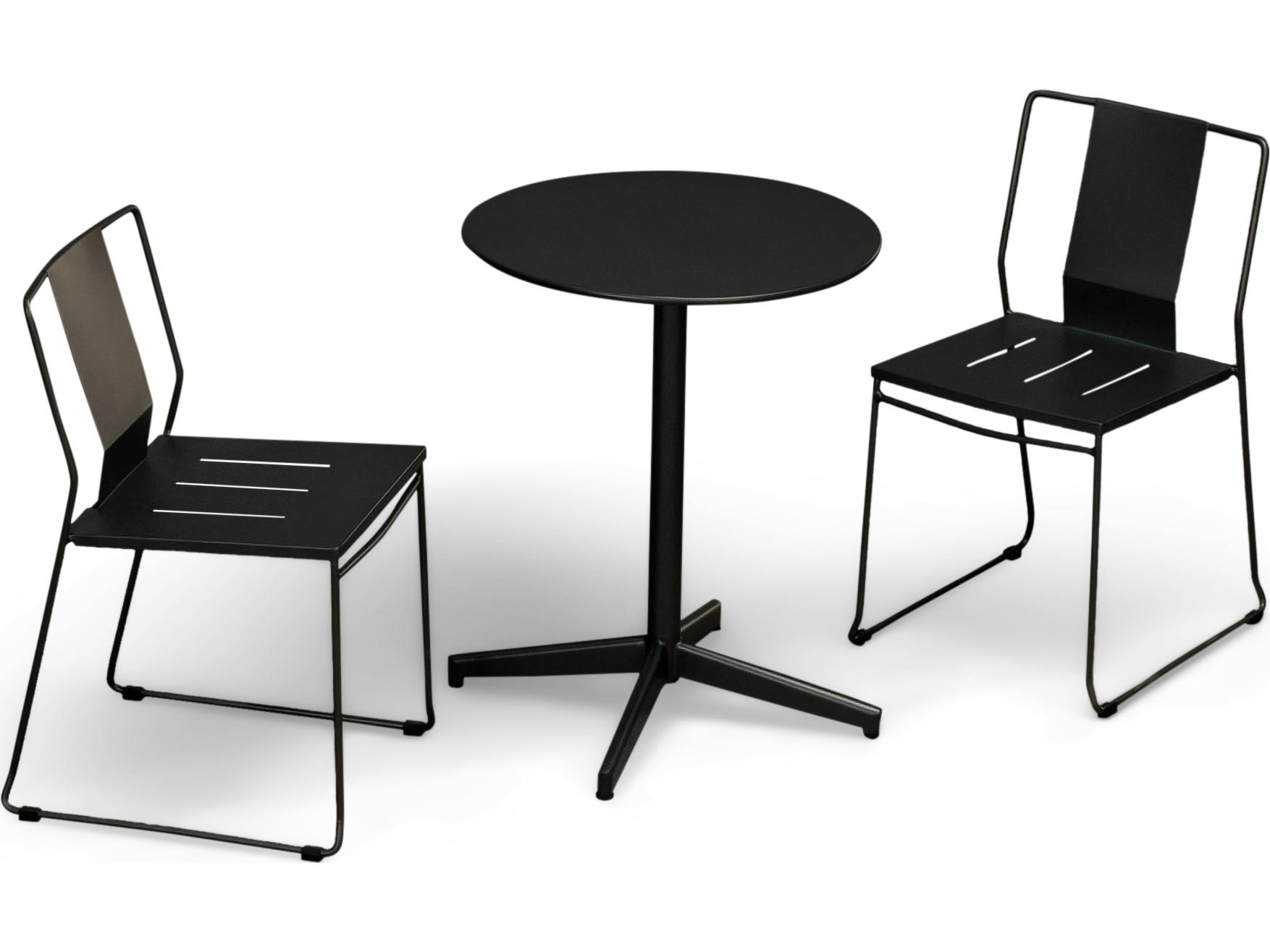 Harmonia Living Frank Steel 3 Piece Patio Dining Set