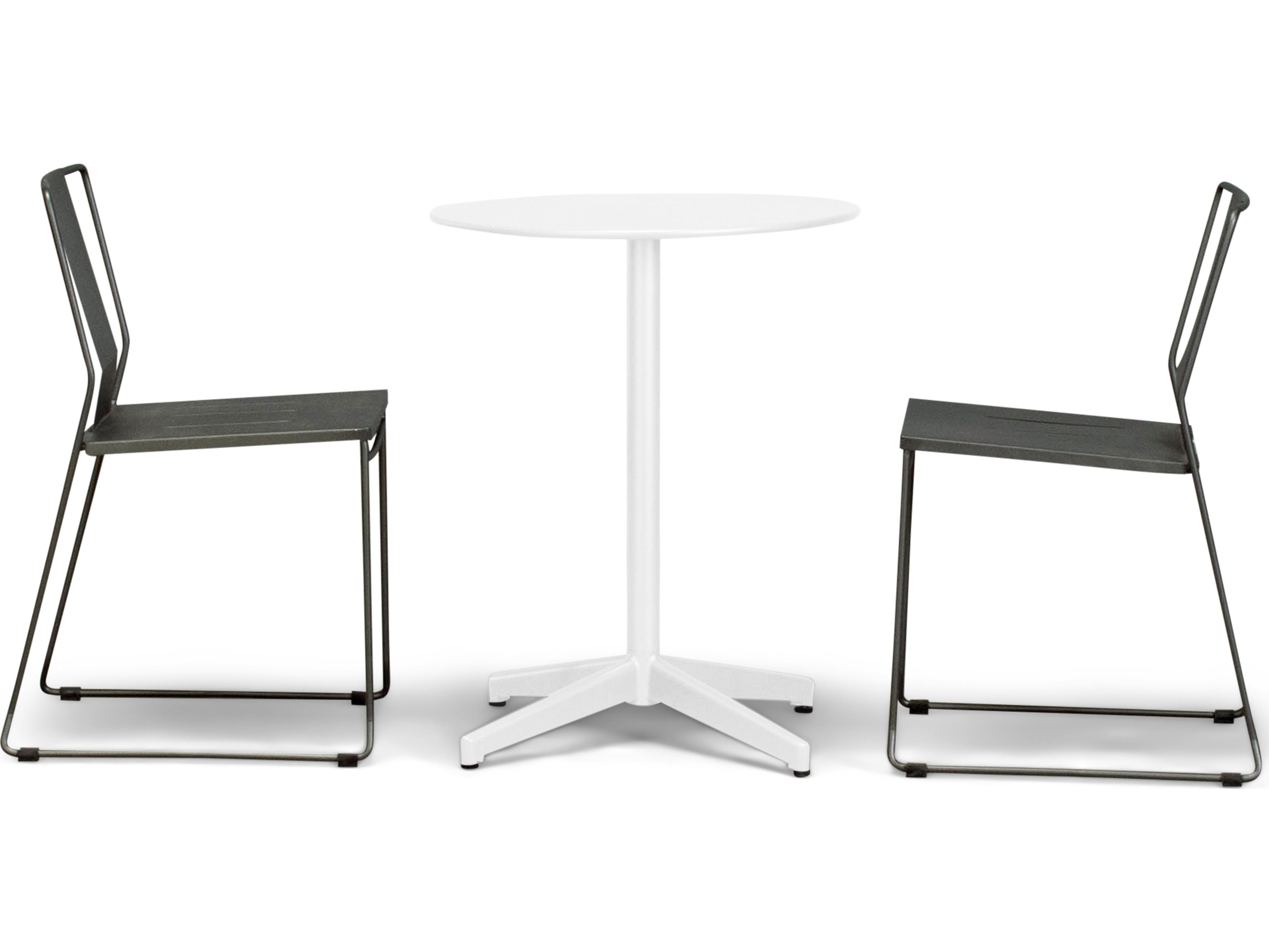 Harmonia Living Frank Steel 3 Piece Outdoor Dining Set