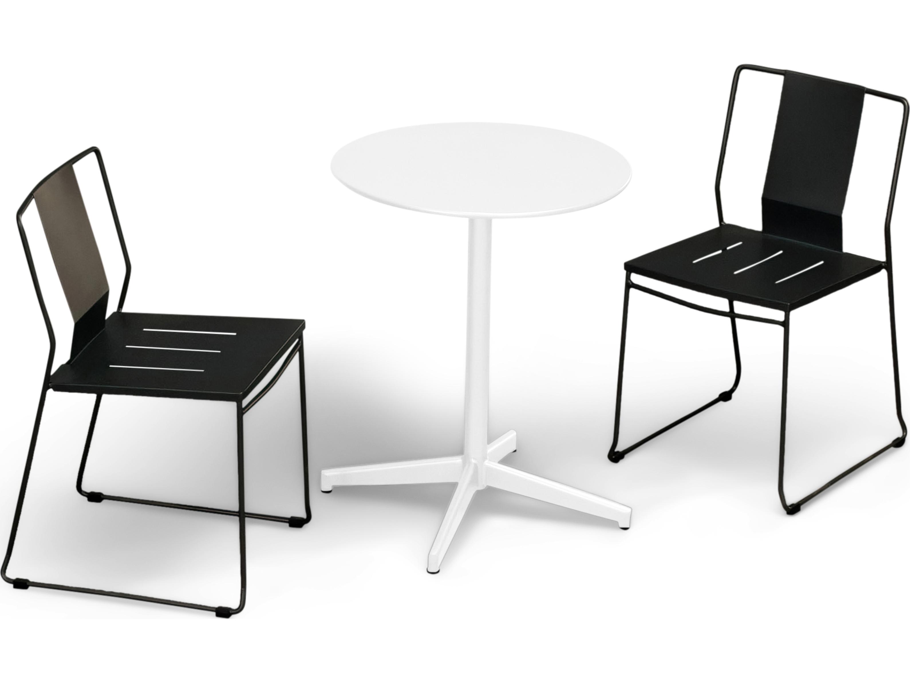 Harmonia Living Frank Steel 3 Piece Outdoor Dining Set