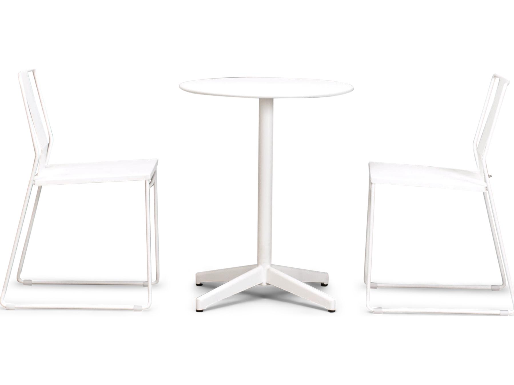 Harmonia Living Frank Steel 3 Piece Outdoor Dining Set