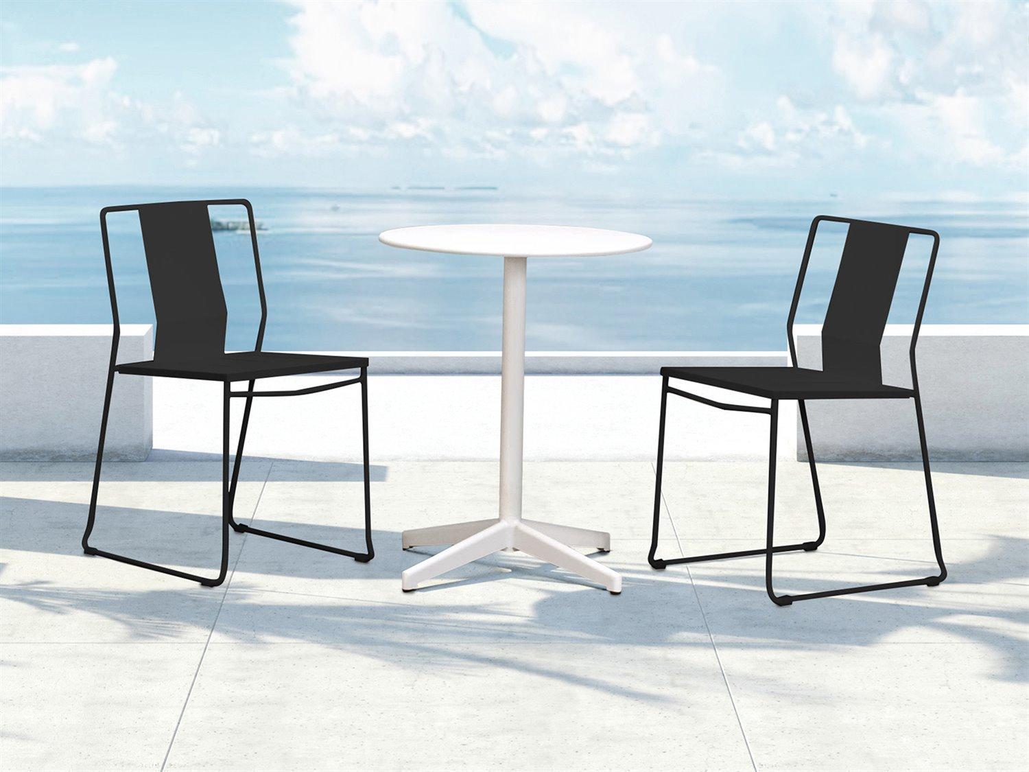 Harmonia Living Frank Steel 3 Piece Outdoor Dining Set