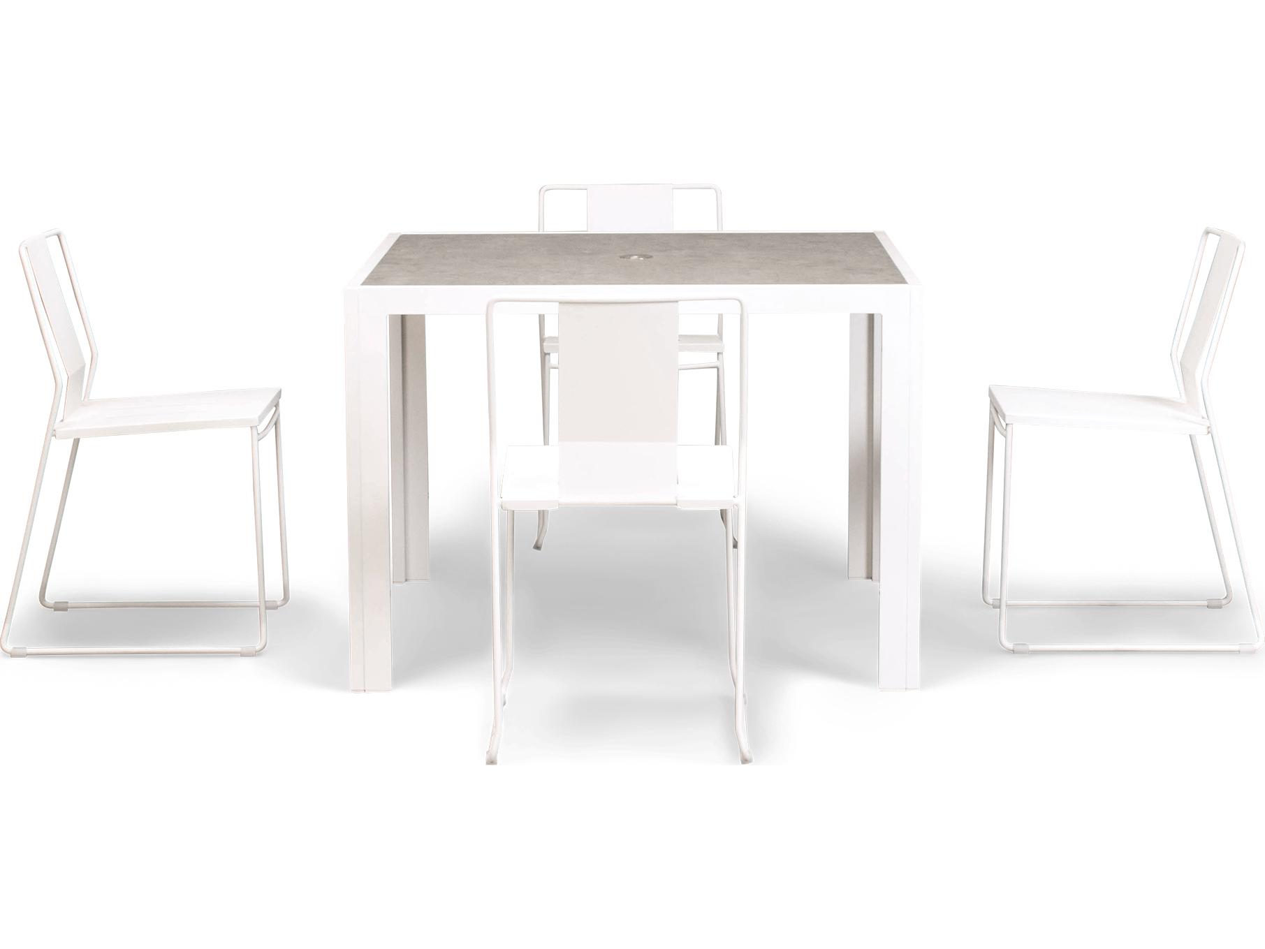 Harmonia Living Frank Steel 5 Piece Outdoor Patio Dining Set