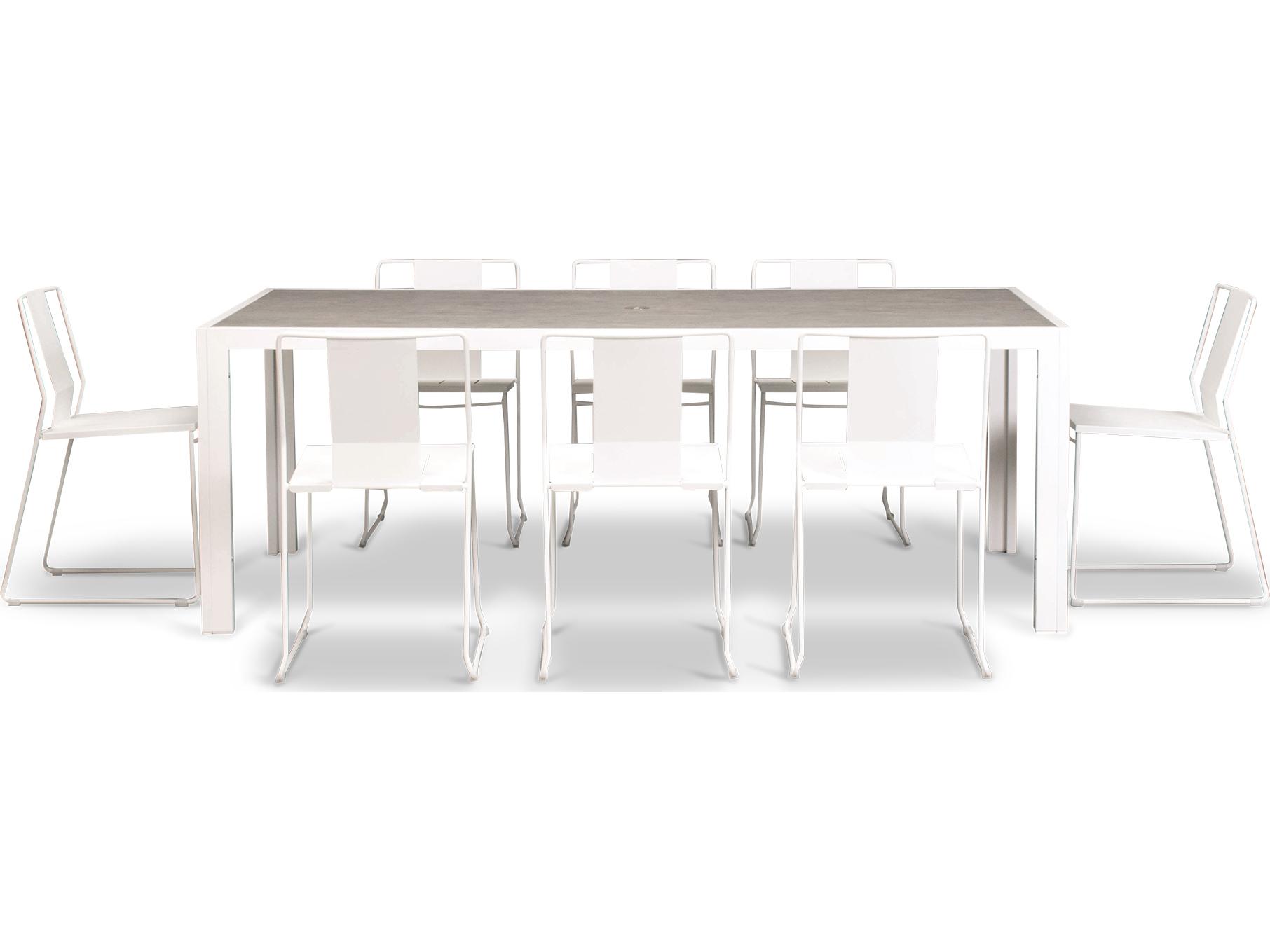 Harmonia Living Frank Steel 9 Piece Extendable Outdoor Dining Set