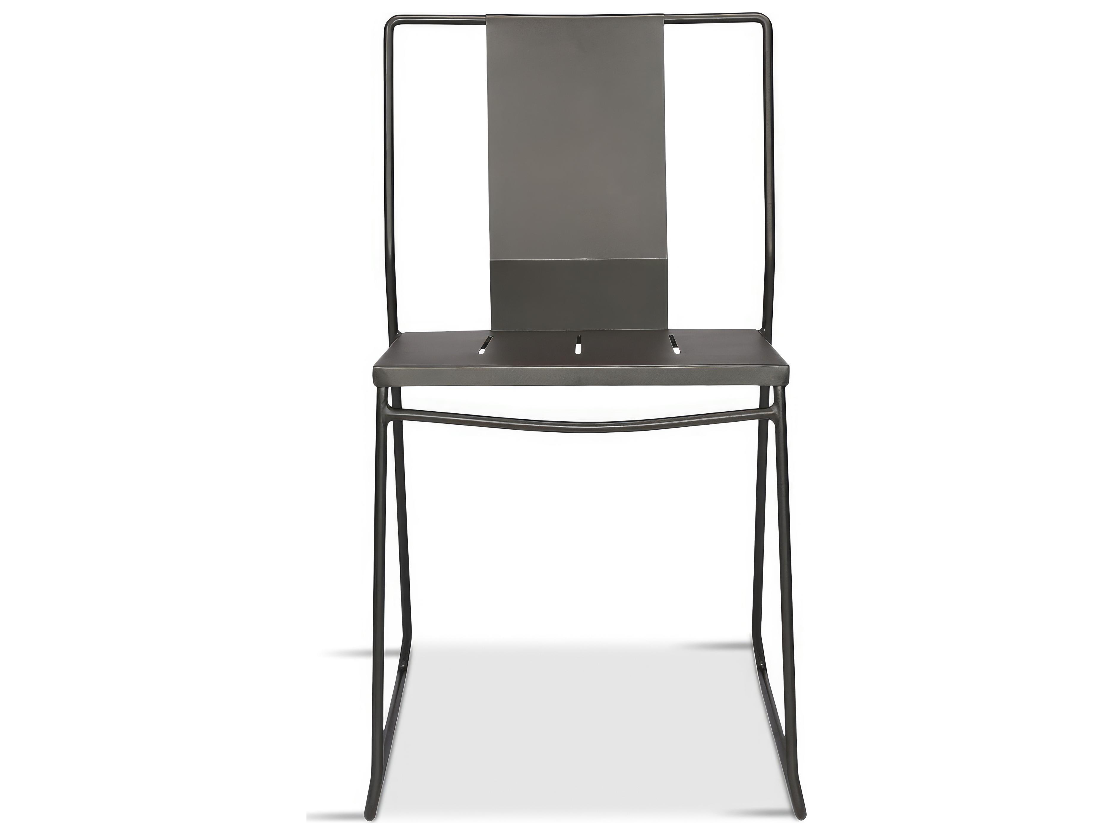 Harmonia Living Frank Steel Stackable Outdoor Dining Side Chair