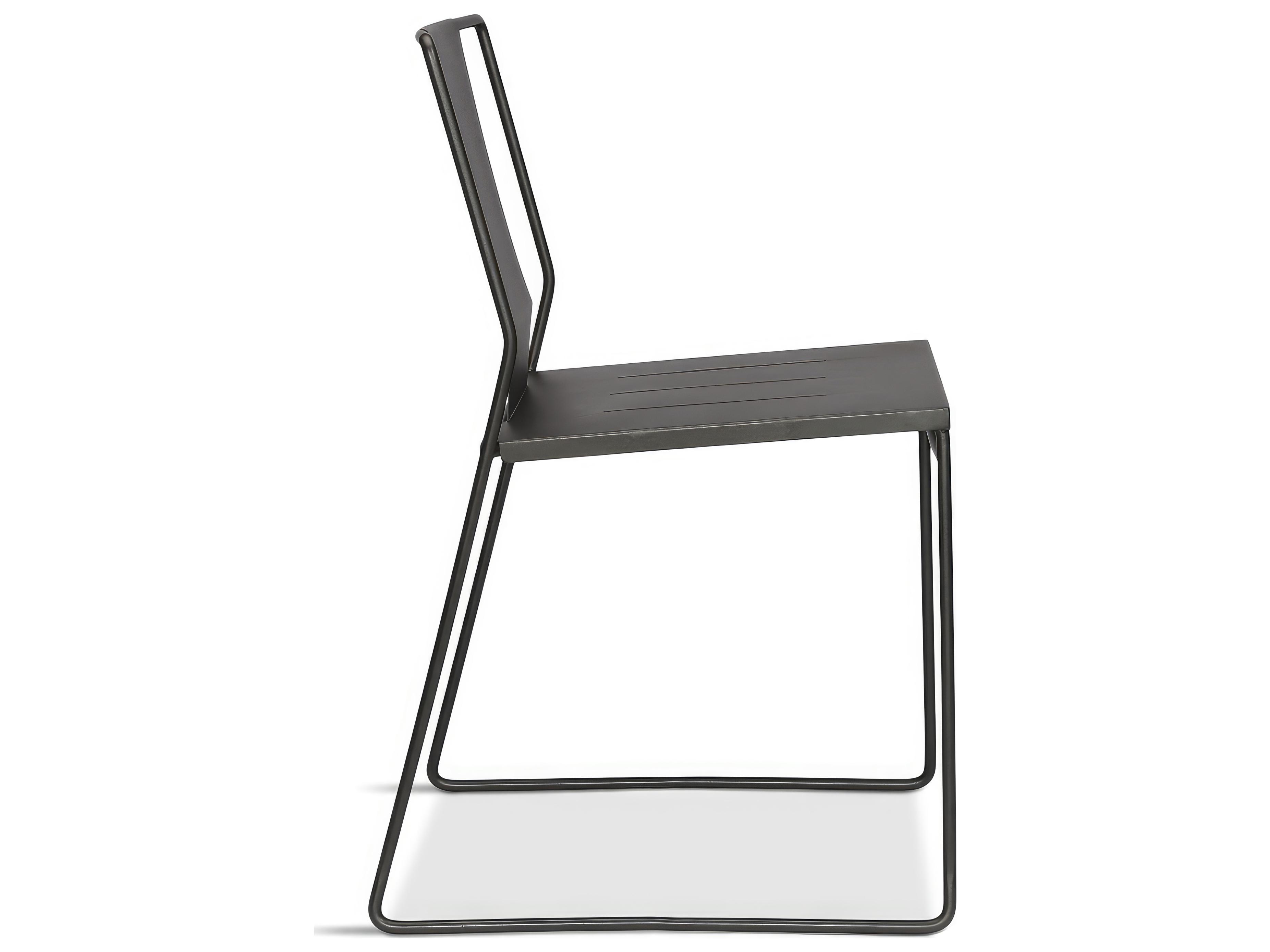 Harmonia Living Frank Steel Stackable Outdoor Dining Side Chair