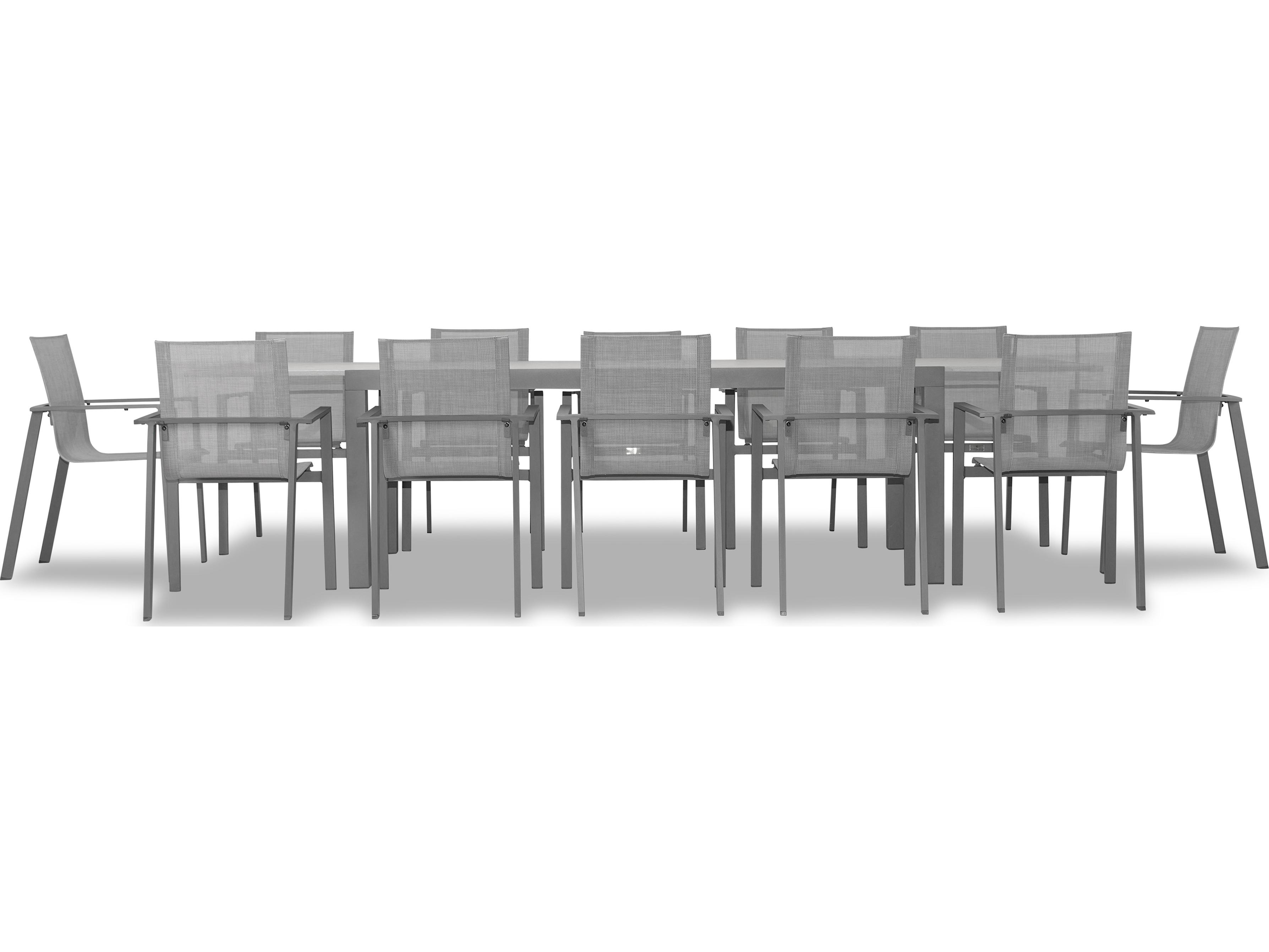 Harmonia Living Lift Aluminum Sling 13 Piece Patio Dining Set