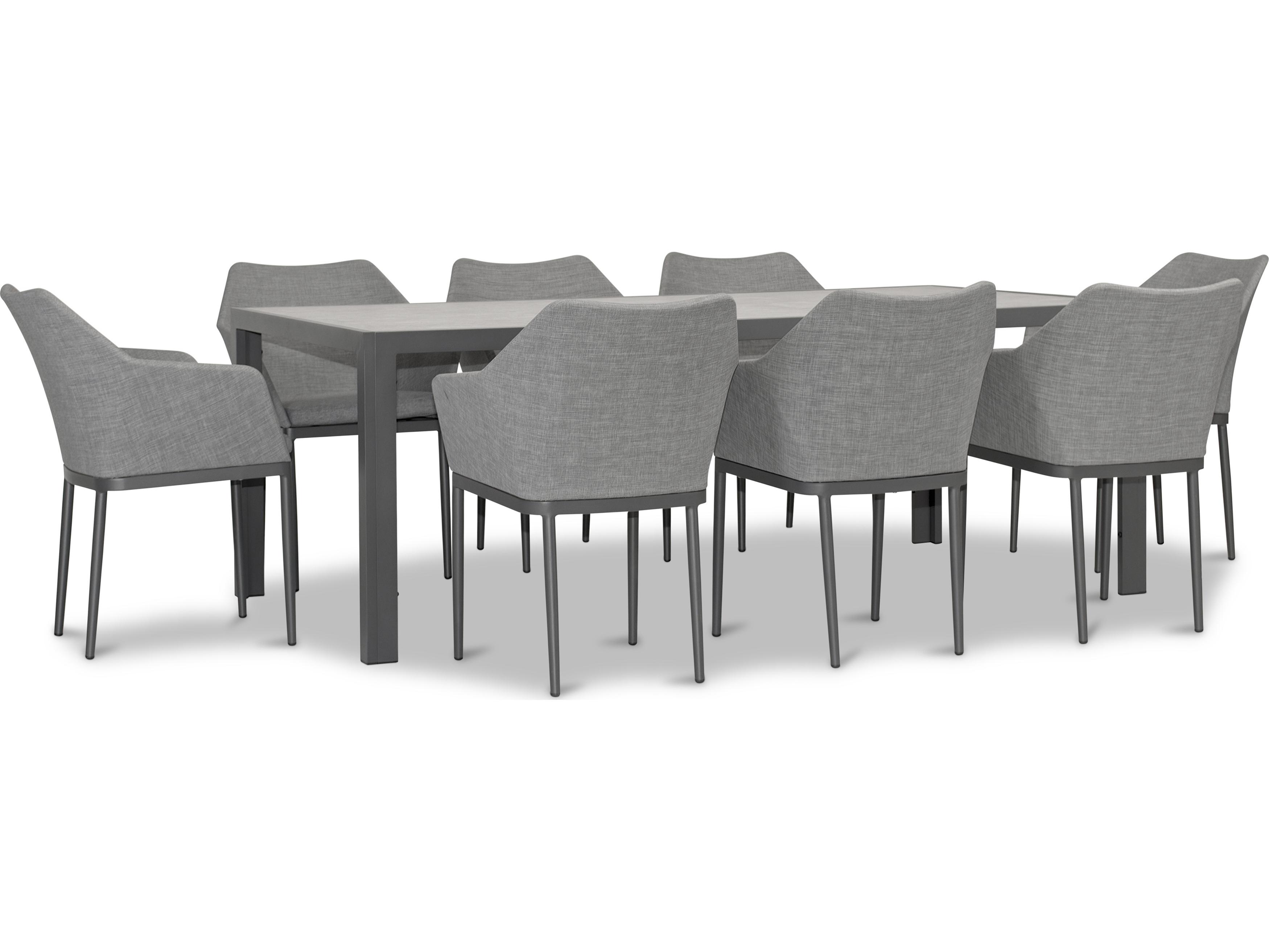 Harmonia Living Tailor Aluminum 9 Piece Patio Dining Set