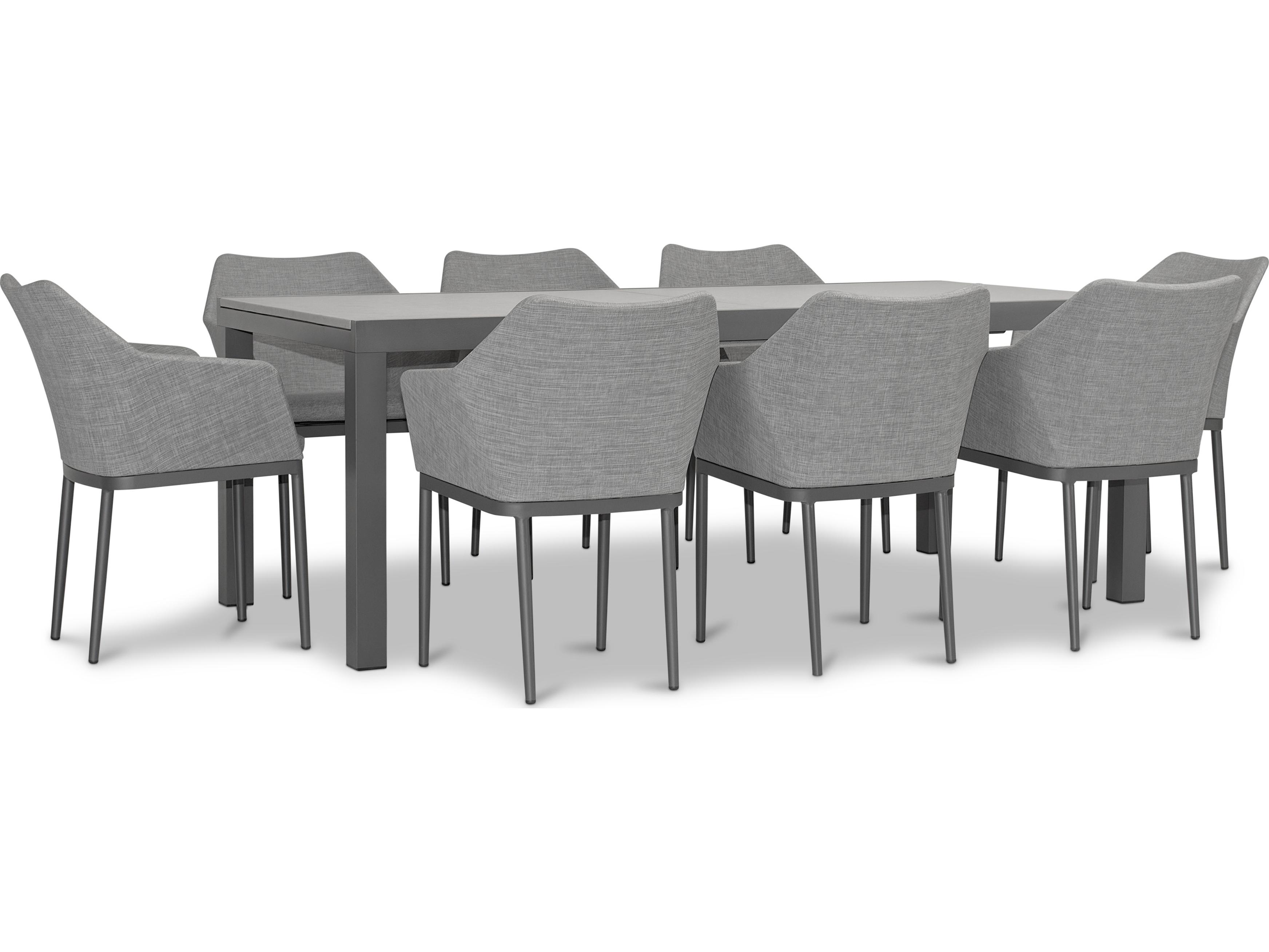 Harmonia Living Tailor Aluminum 9 Piece Extendable Outdoor Dining Set