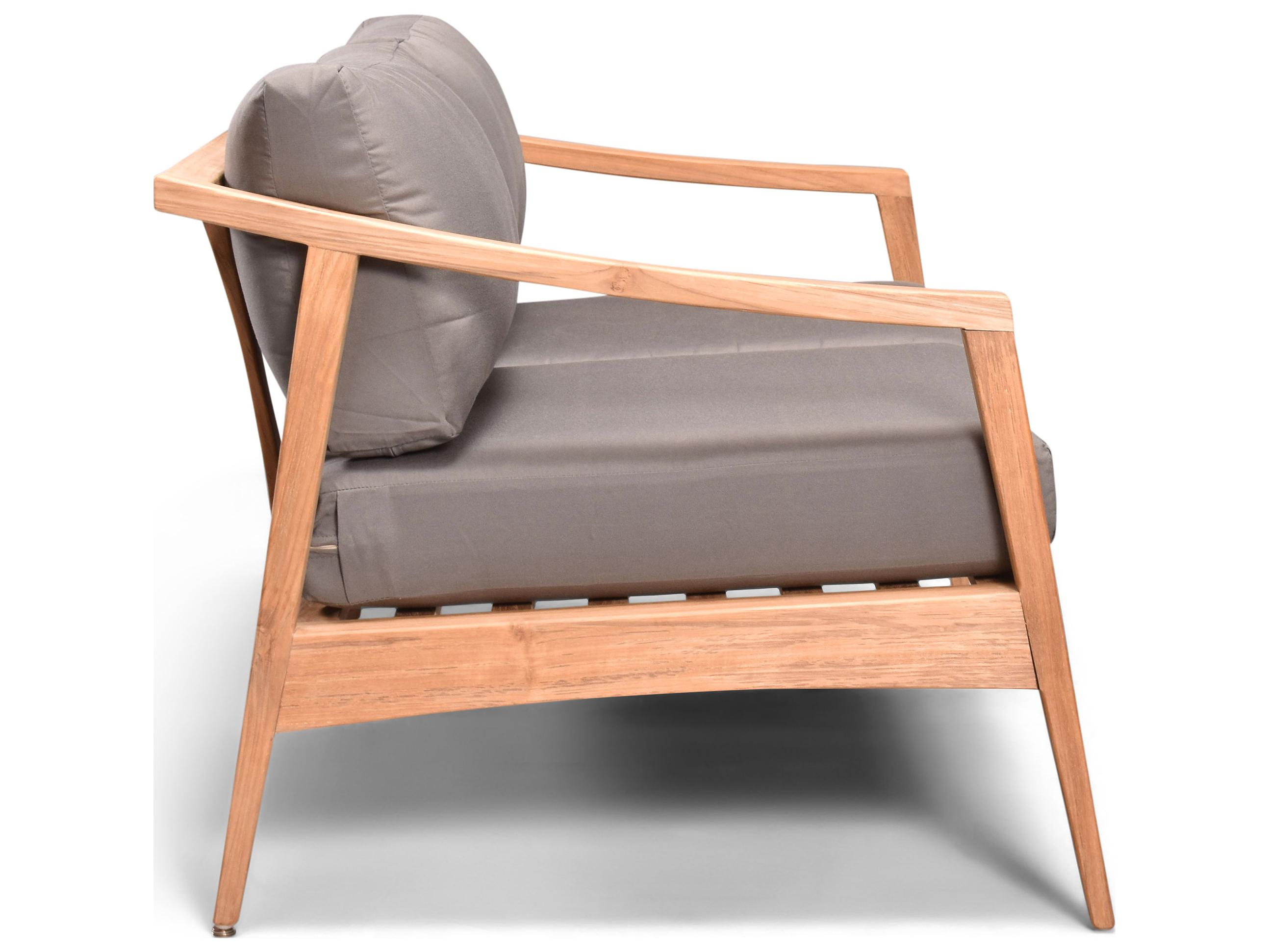 Harmonia Living Tango Teak Outdoor Patio Loveseat