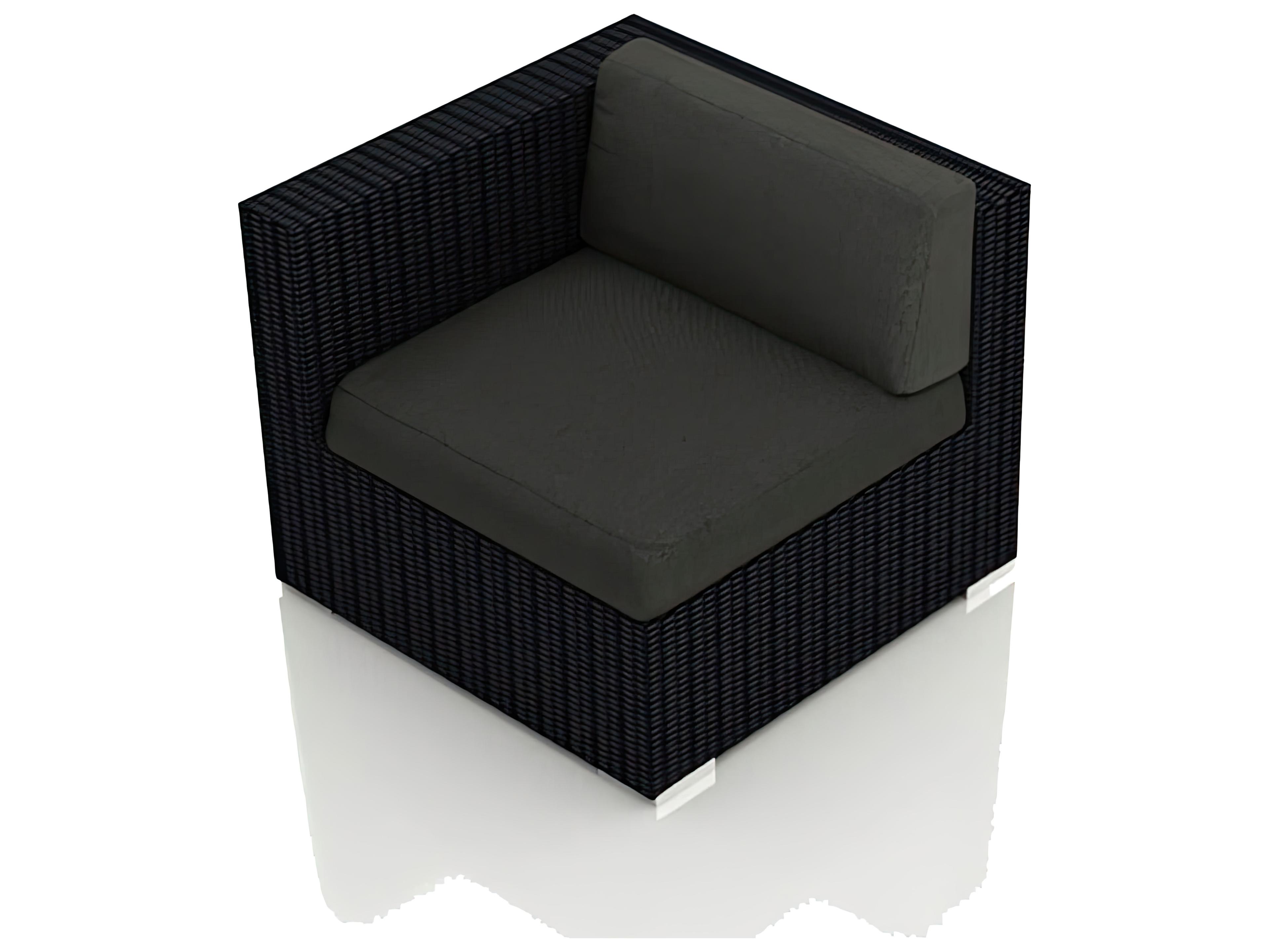 Harmonia Living Urbana HDPE Wicker 10 Piece Surround Sectional Outdoor Lounge Set