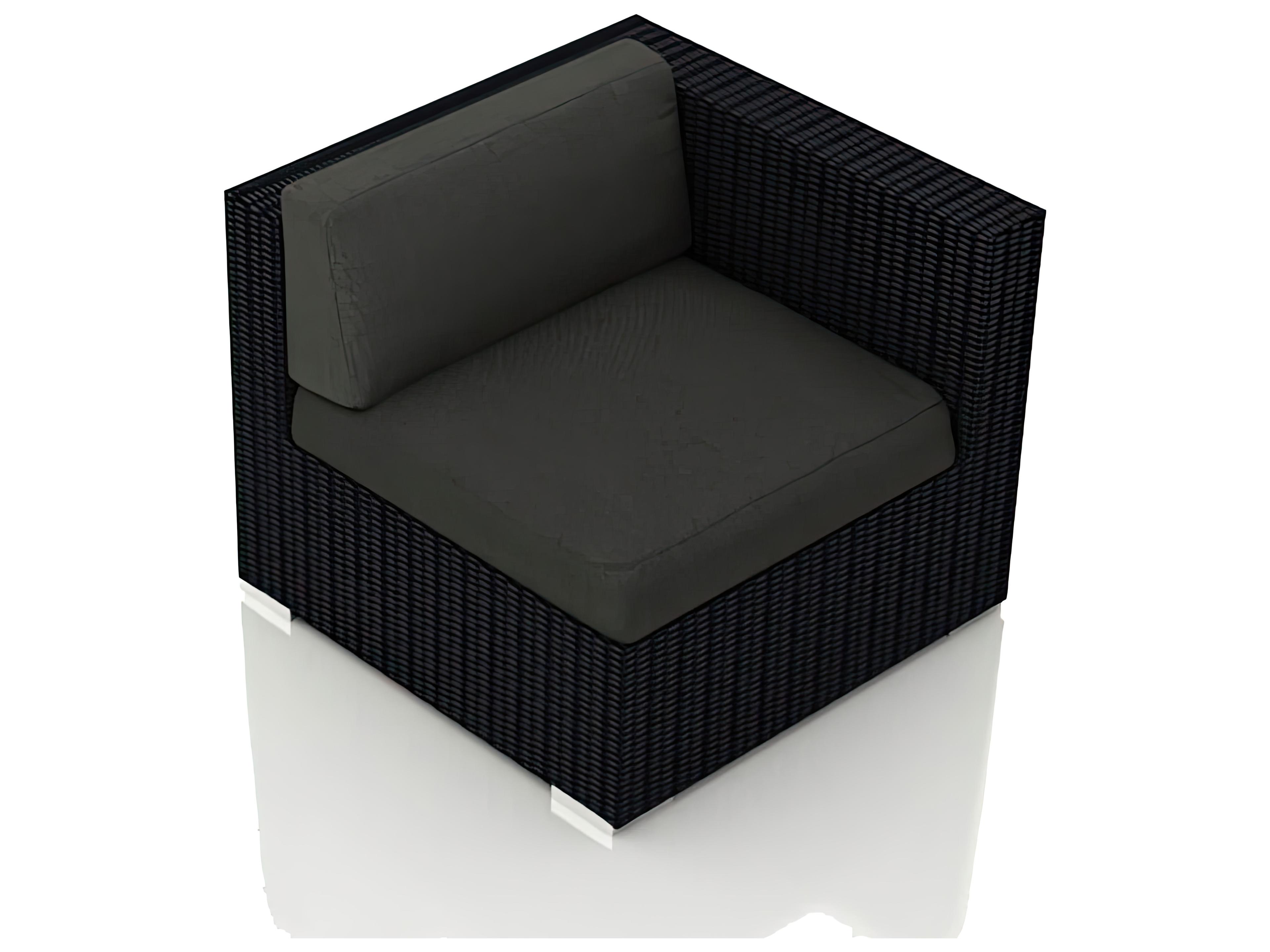 Harmonia Living Urbana HDPE Wicker 10 Piece Surround Sectional Outdoor Lounge Set