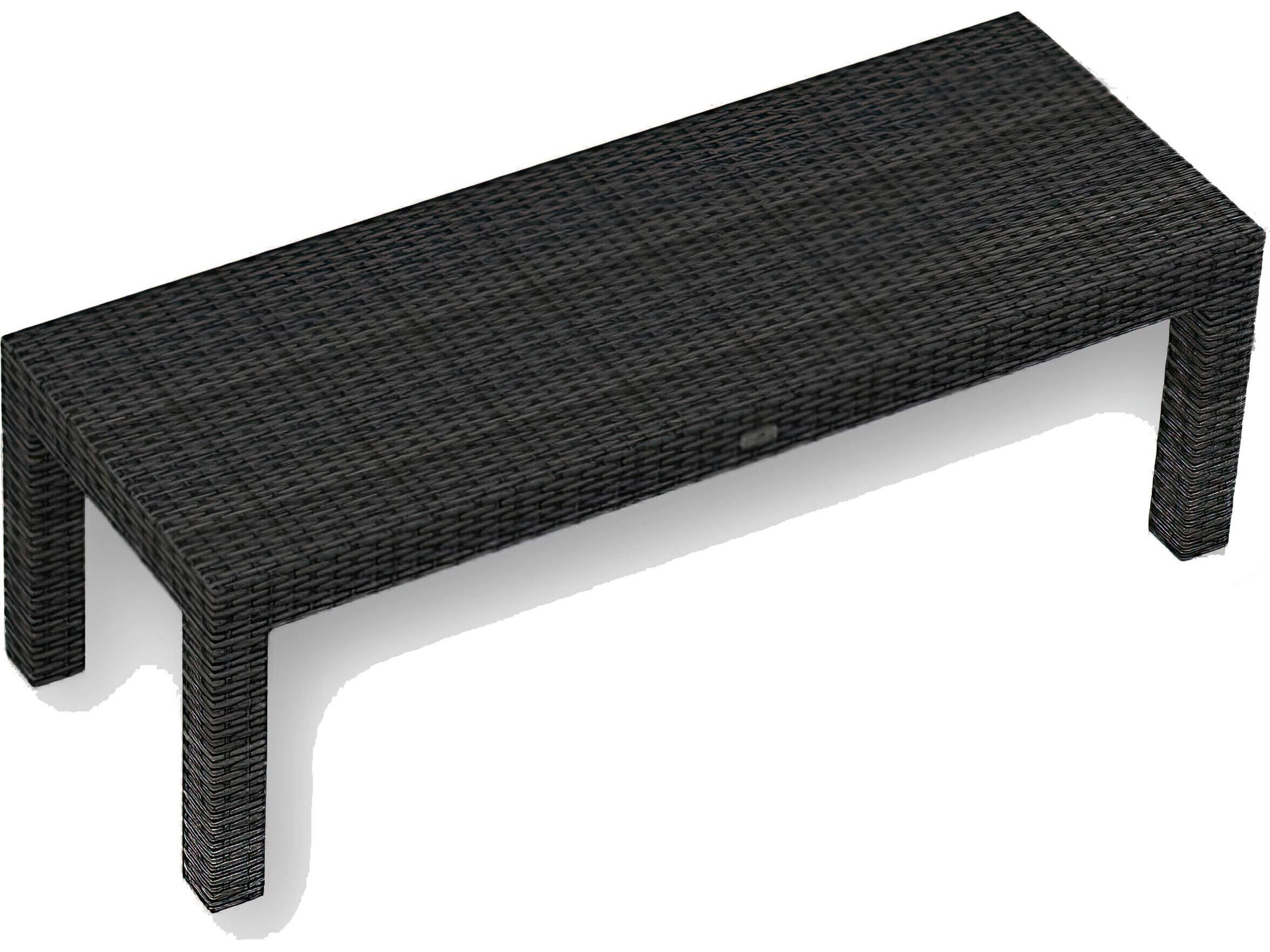 Harmonia Living Urbana Wicker 2-Seater Dining Patio Bench