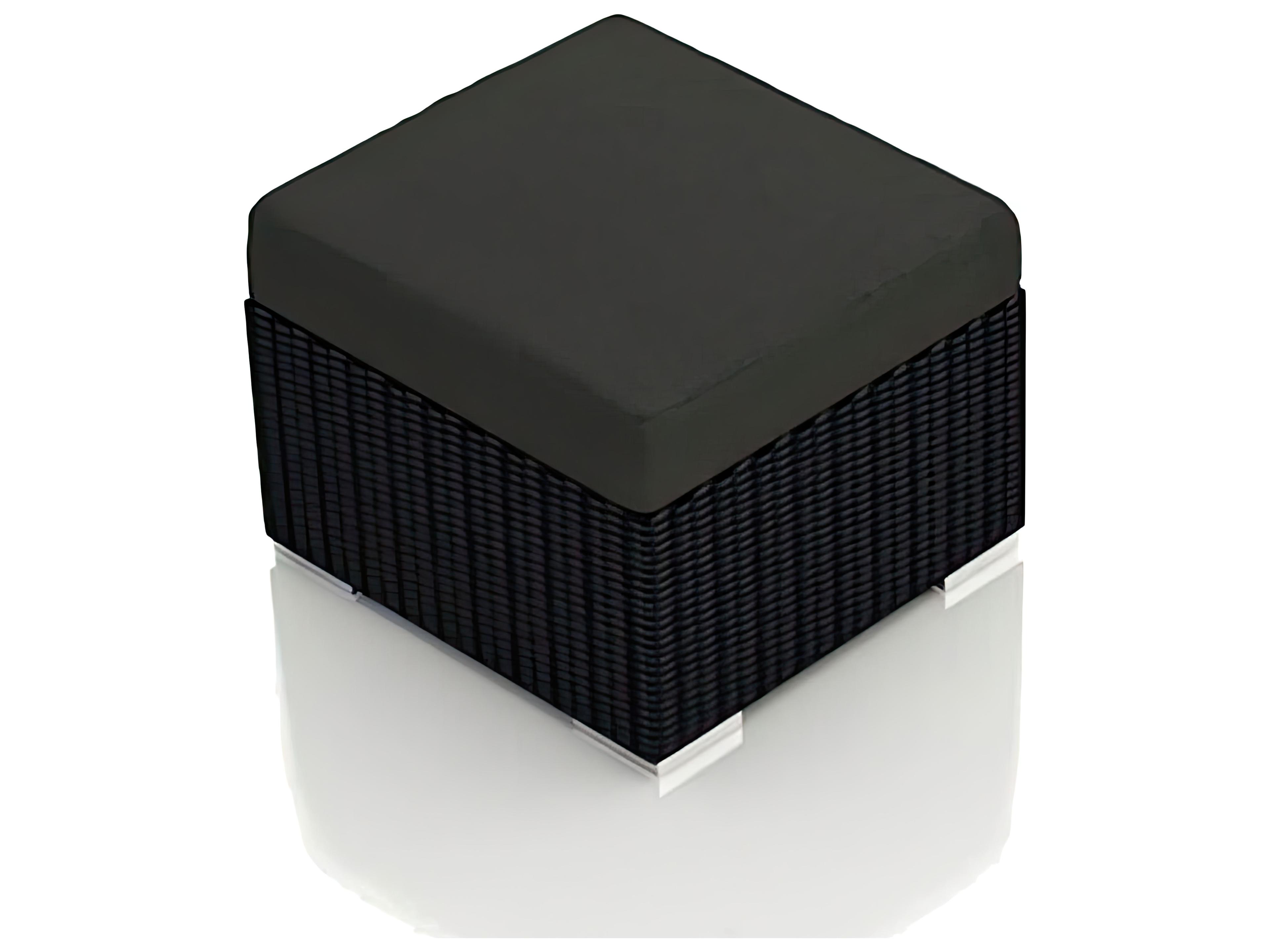 Harmonia Living Urbana HDPE Wicker 3 Piece Patio Lounge Set