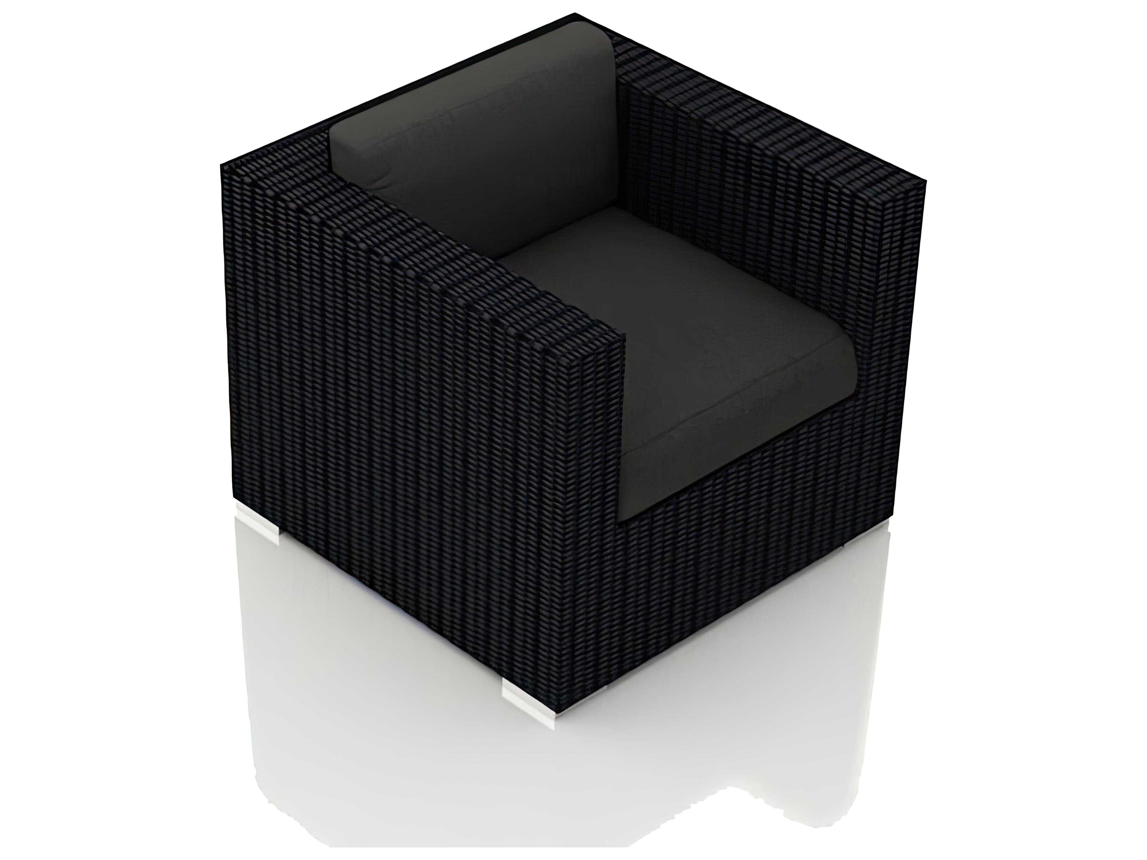 Harmonia Living Urbana HDPE Wicker 9Piece Sectional Patio Lounge Set