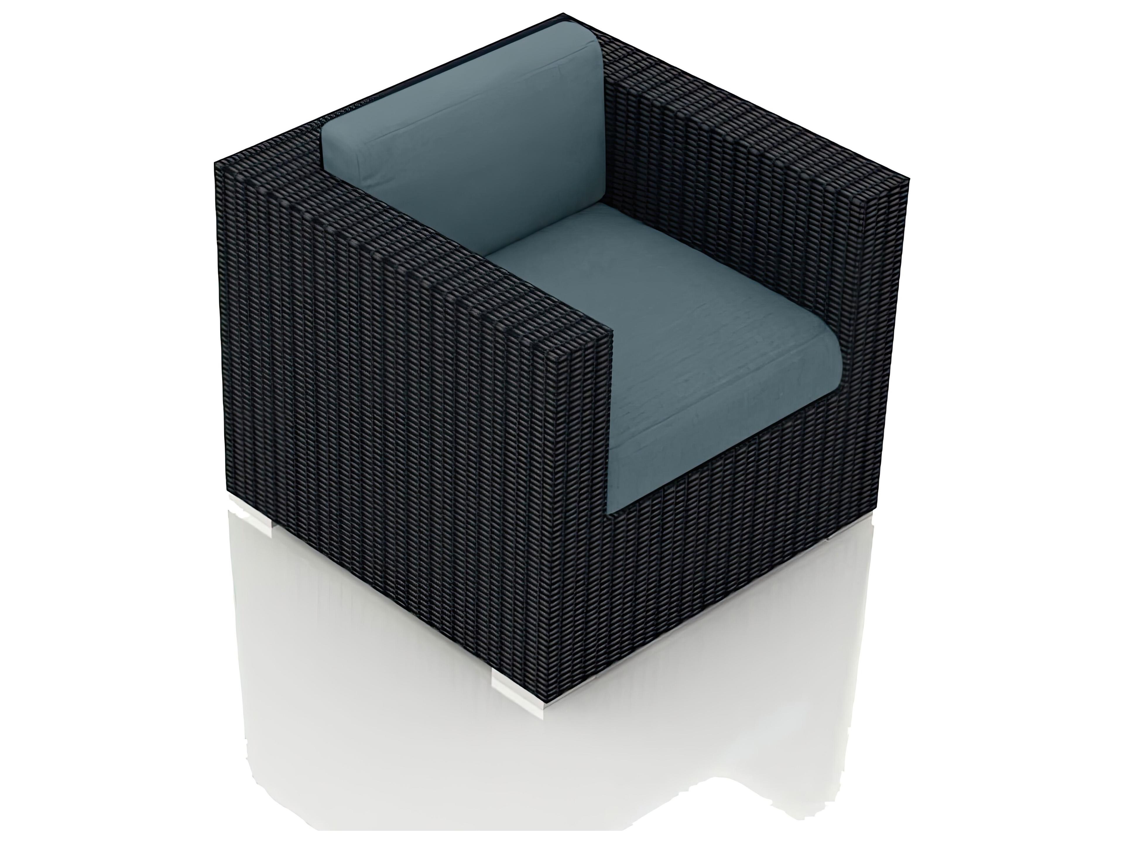 Harmonia Living Urbana Wicker Outdoor Lounge Chair